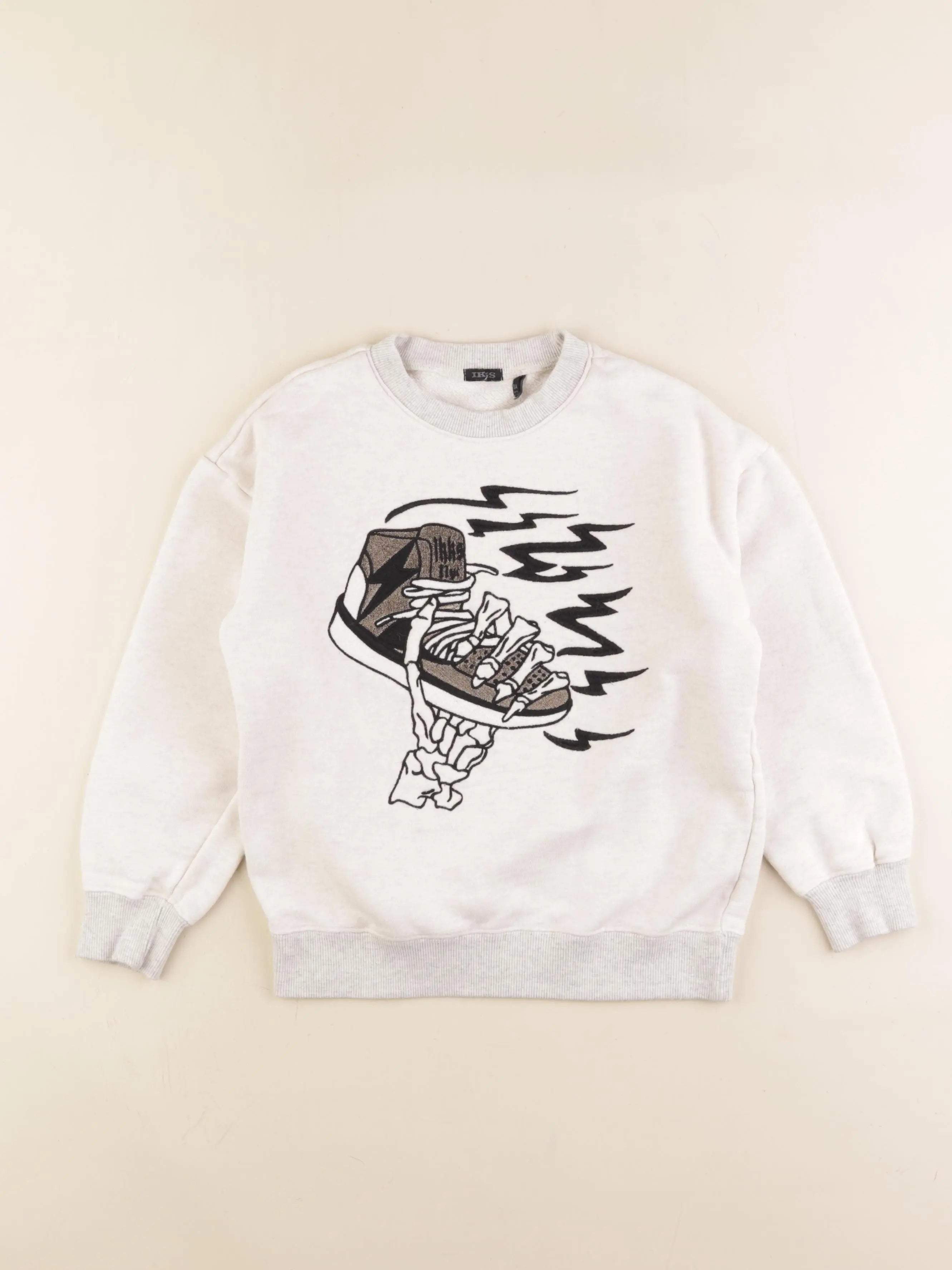 IKKS - sweat blanc - 8 ans