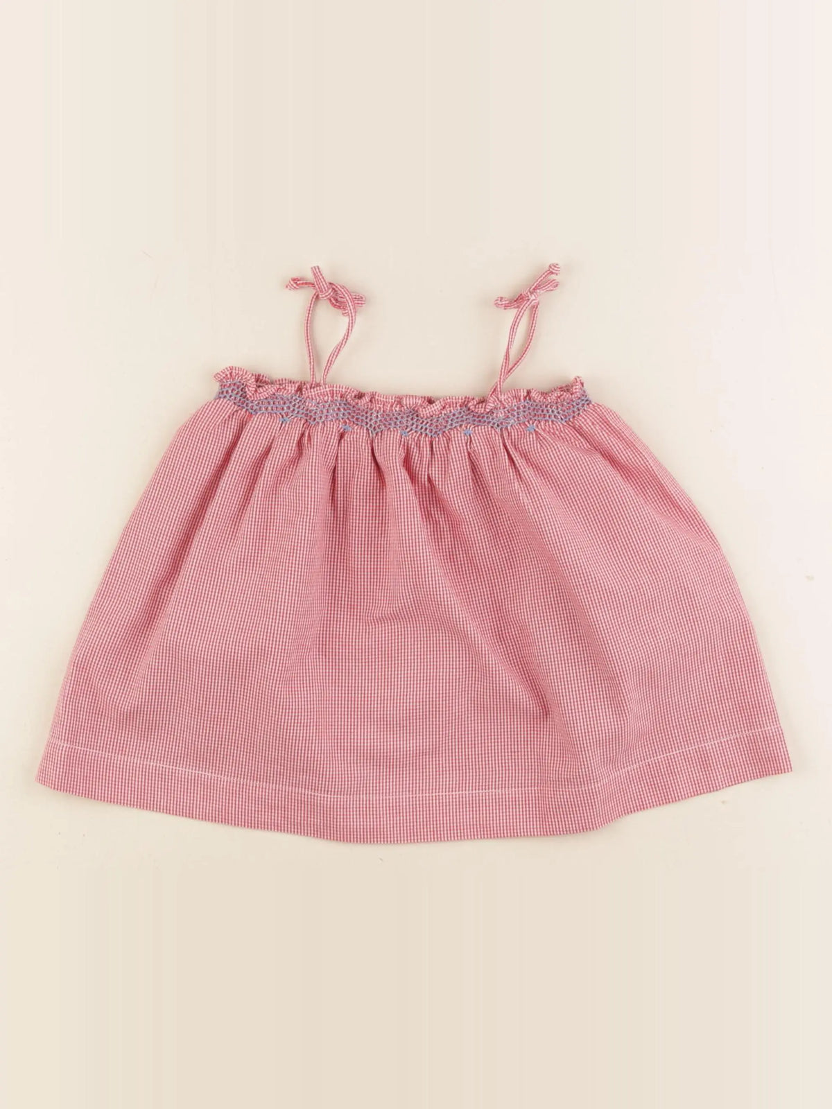 Cyrillus - blouse blanc, rouge - 24 mois