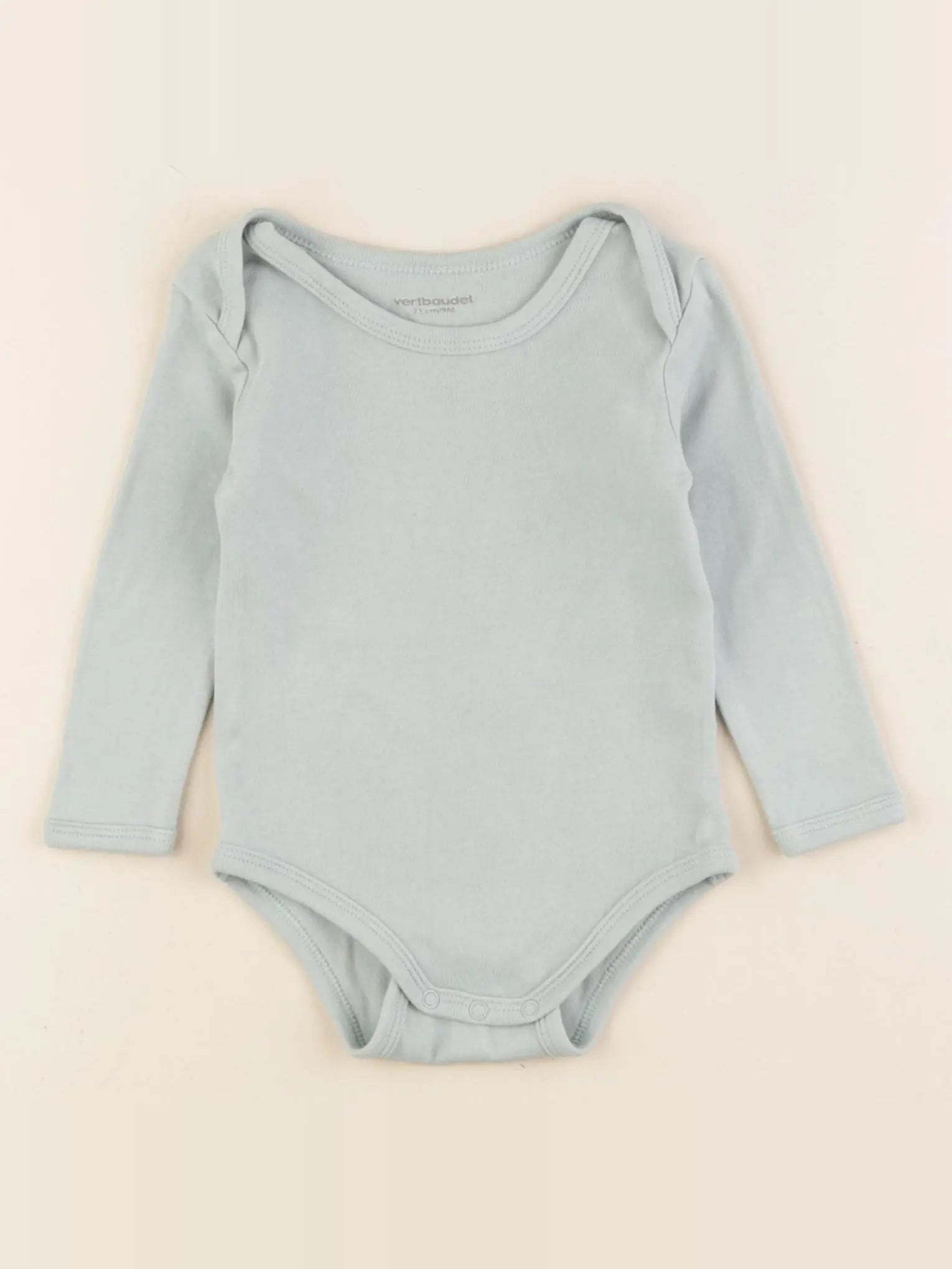 Vertbaudet - body vert - 9 mois