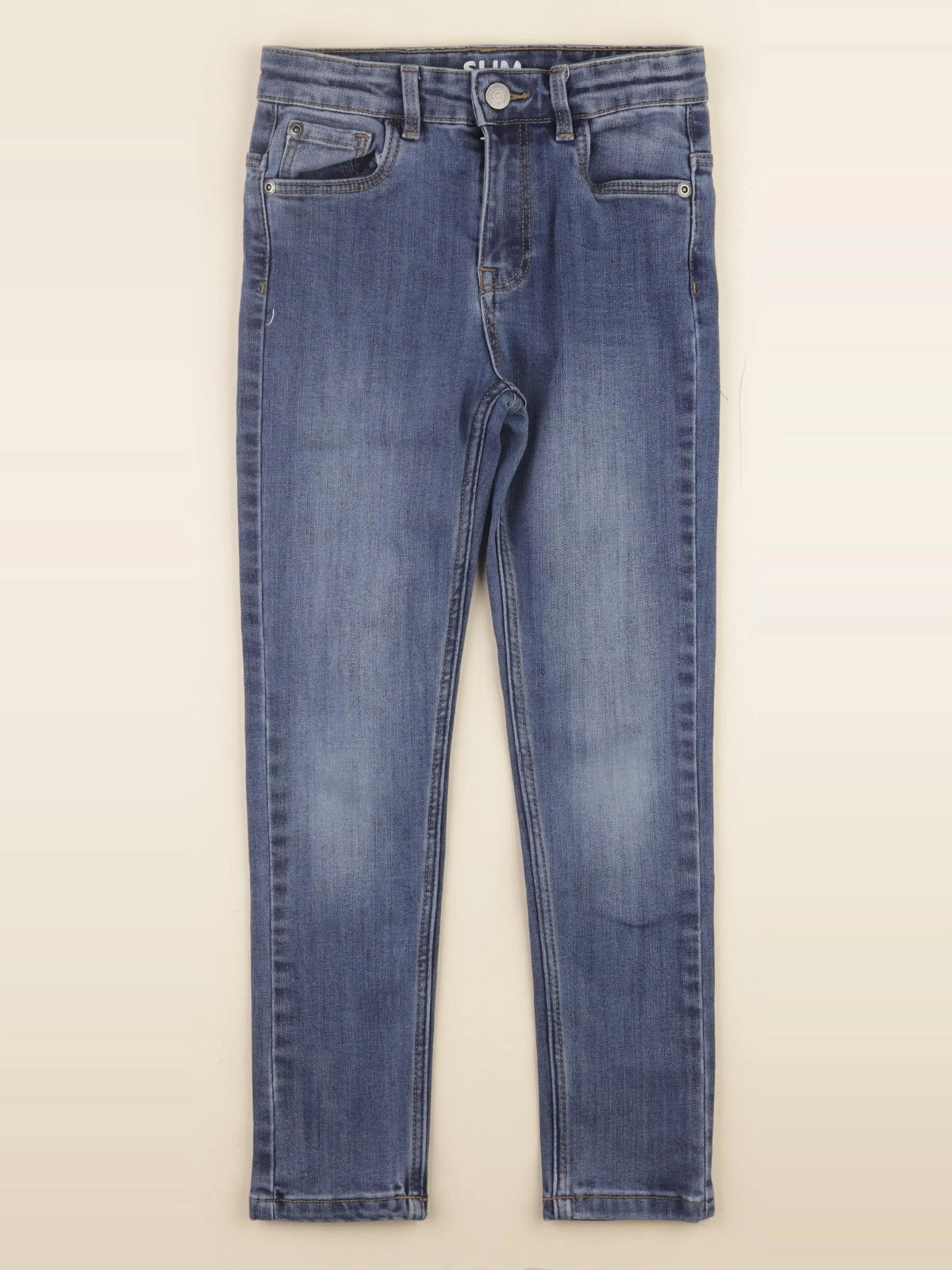 Vertbaudet - jean bleu - 8 ans