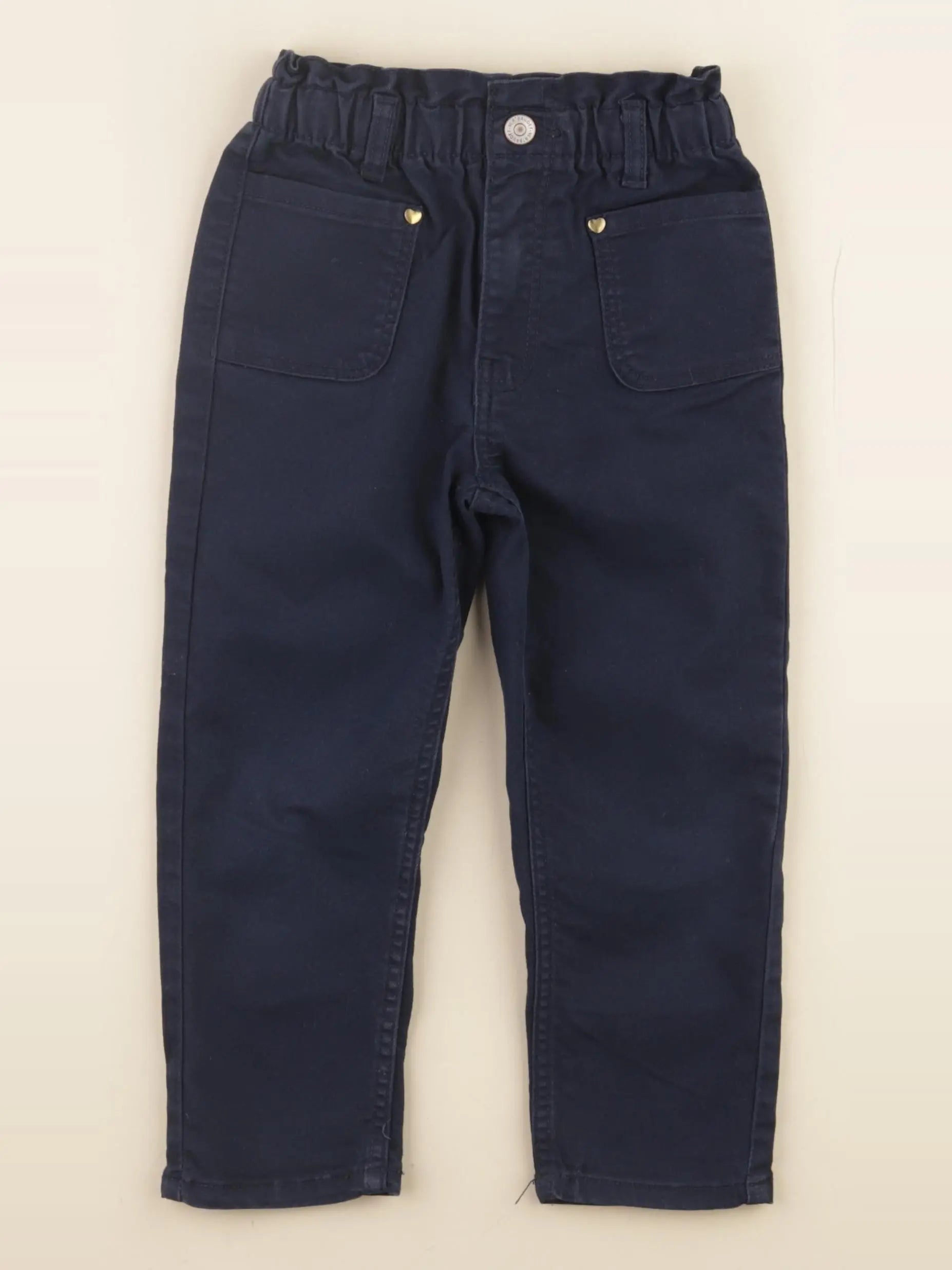 Vertbaudet - pantalon bleu - 4 ans