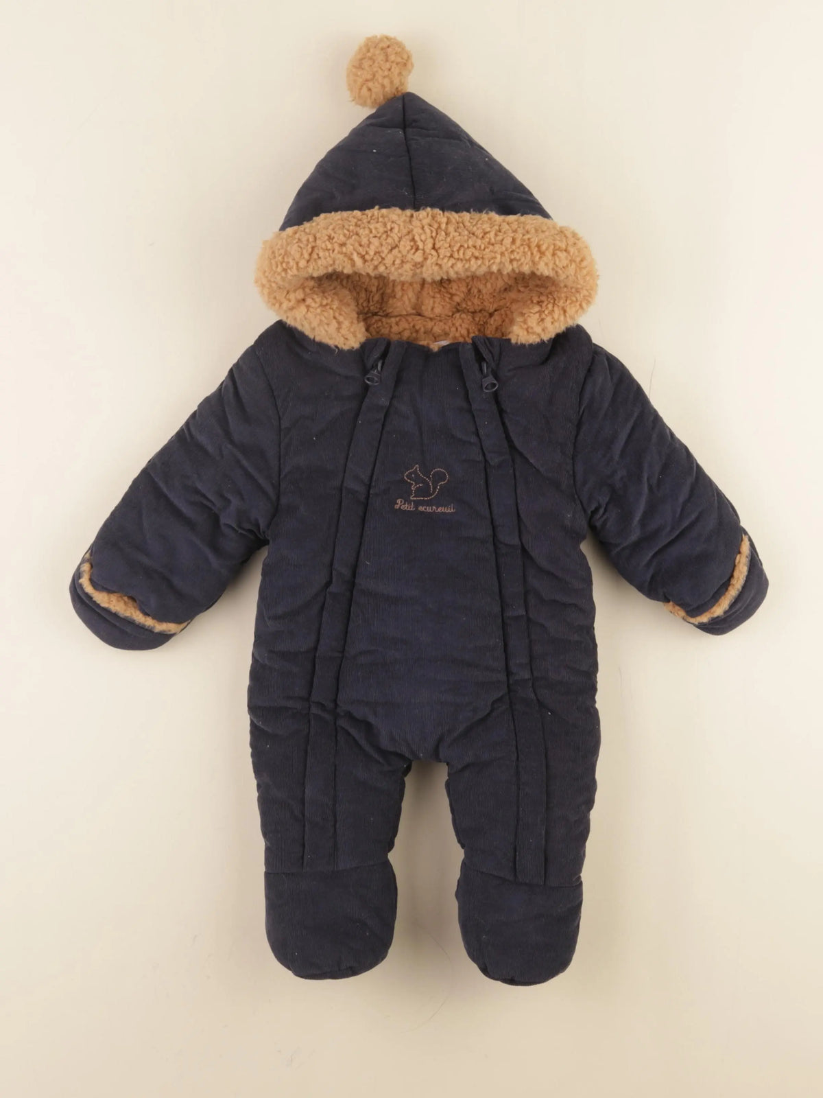 Vertbaudet - combi-pilote bleu - 1 mois