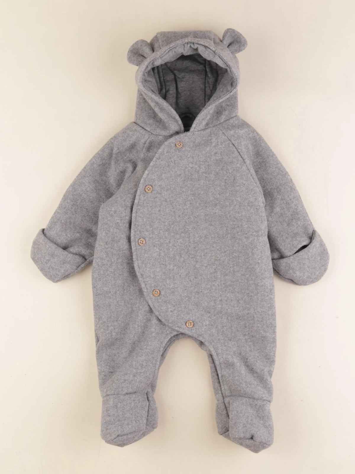 Vertbaudet - combi-pilote gris - 3 mois