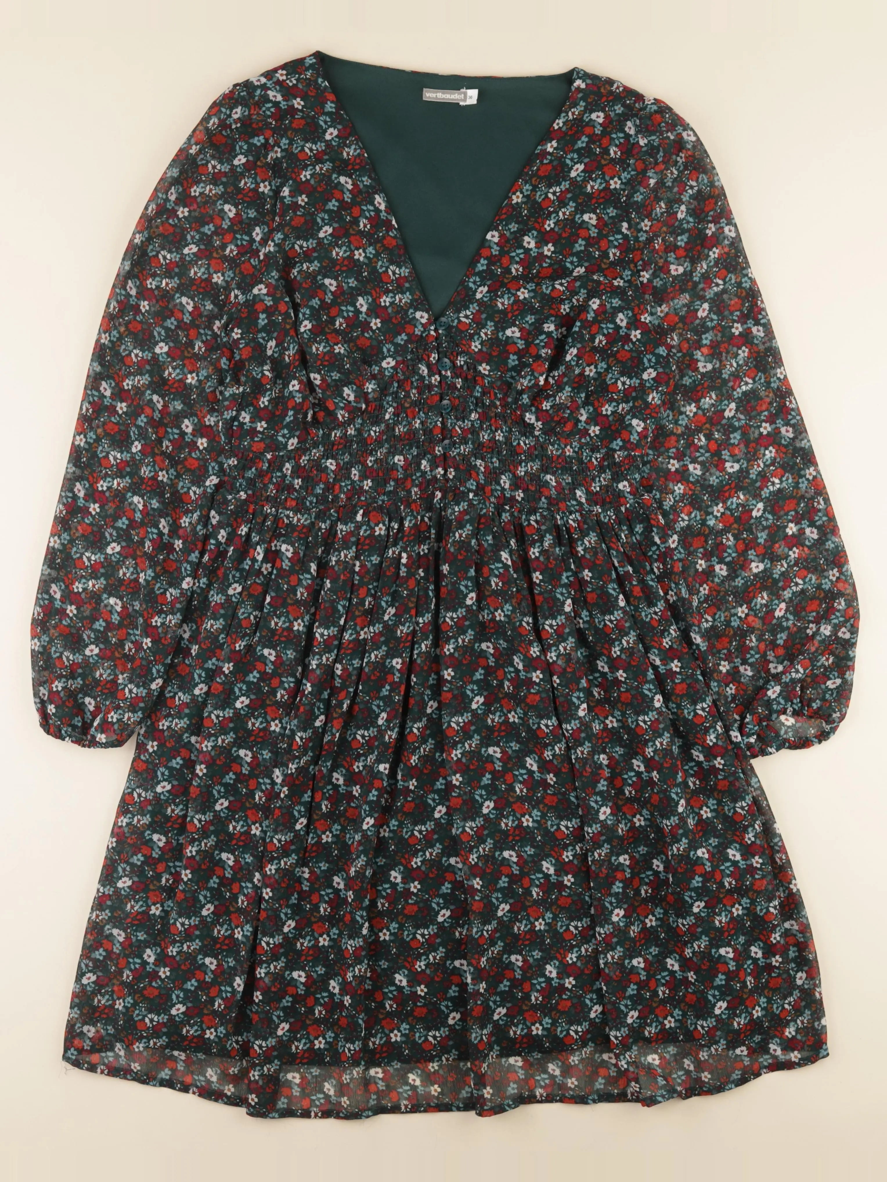 Vertbaudet - robe grossesse vert - 36