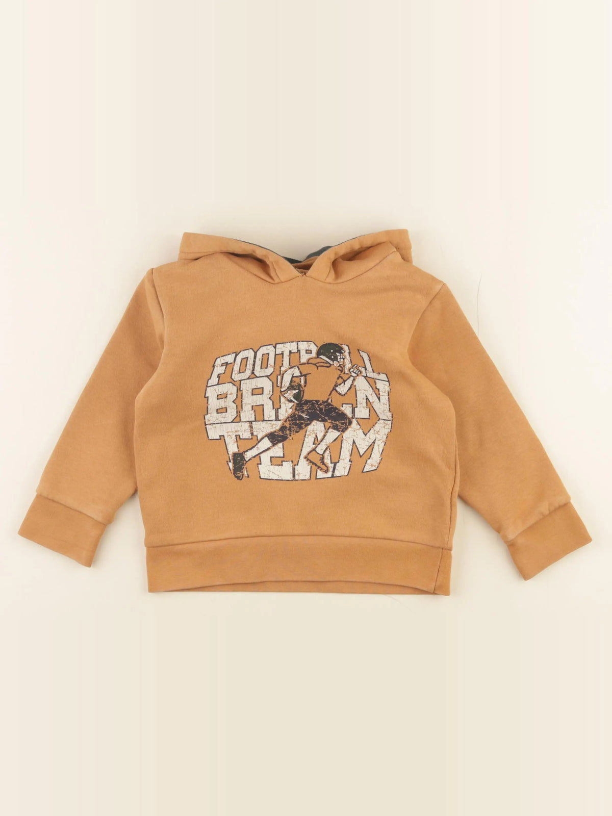 Vertbaudet - sweat marron - 4 ans
