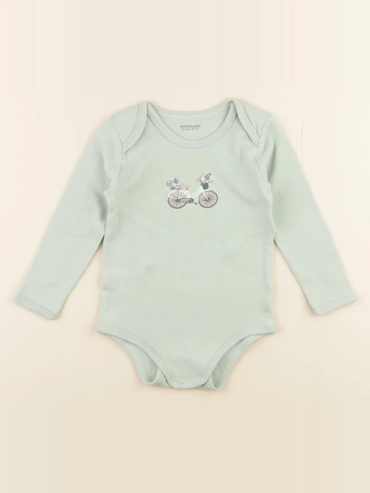 Vertbaudet - body vert - 36 mois