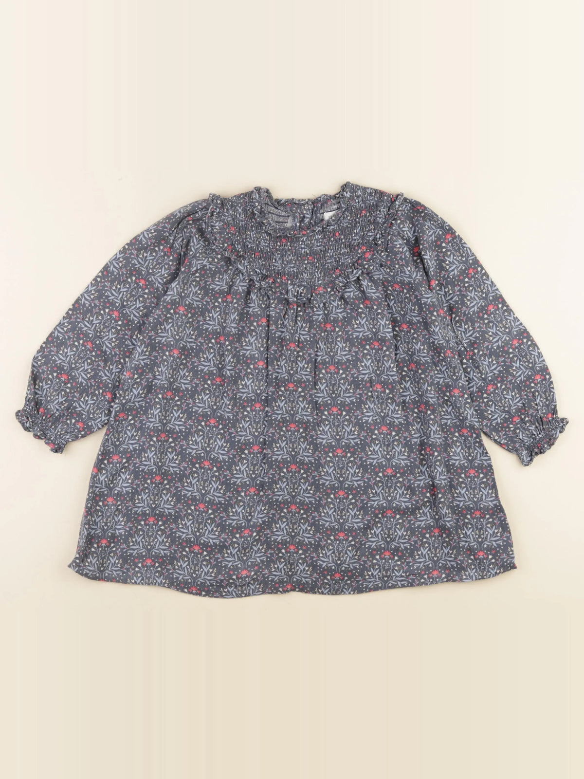 Vertbaudet - robe bleu - 36 mois