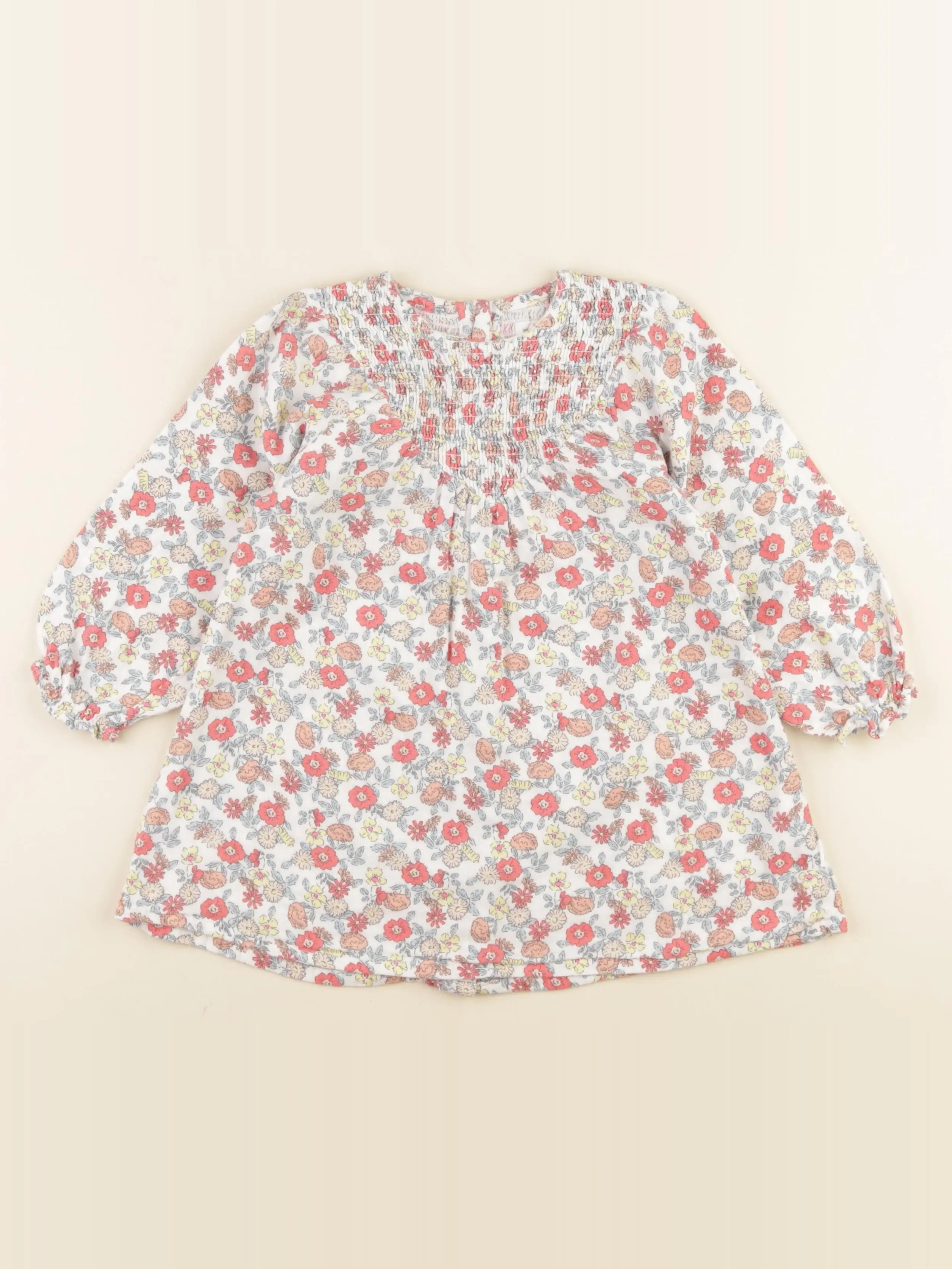 Vertbaudet - robe orange - 36 mois