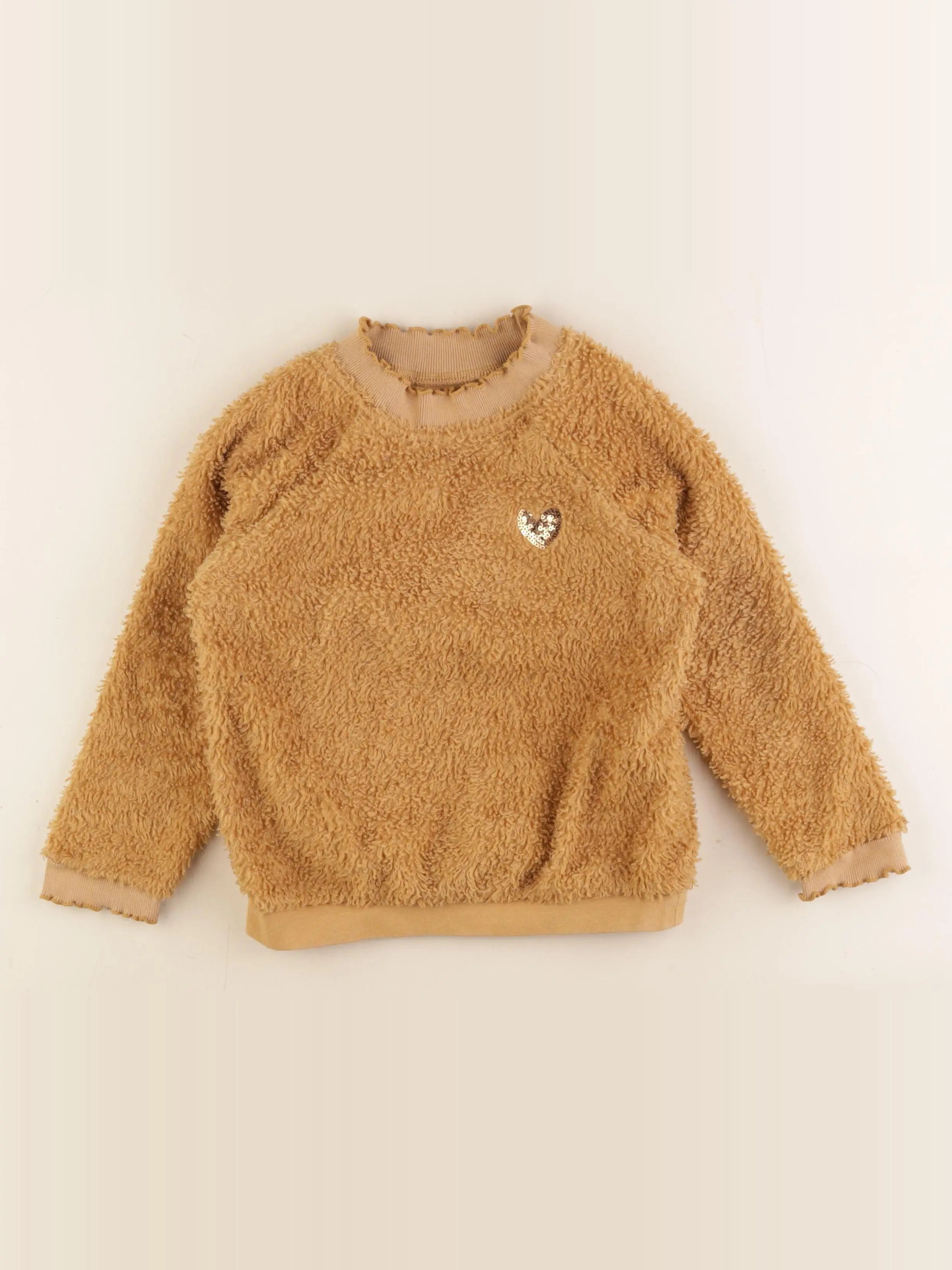 Vertbaudet - pull marron - 5 ans