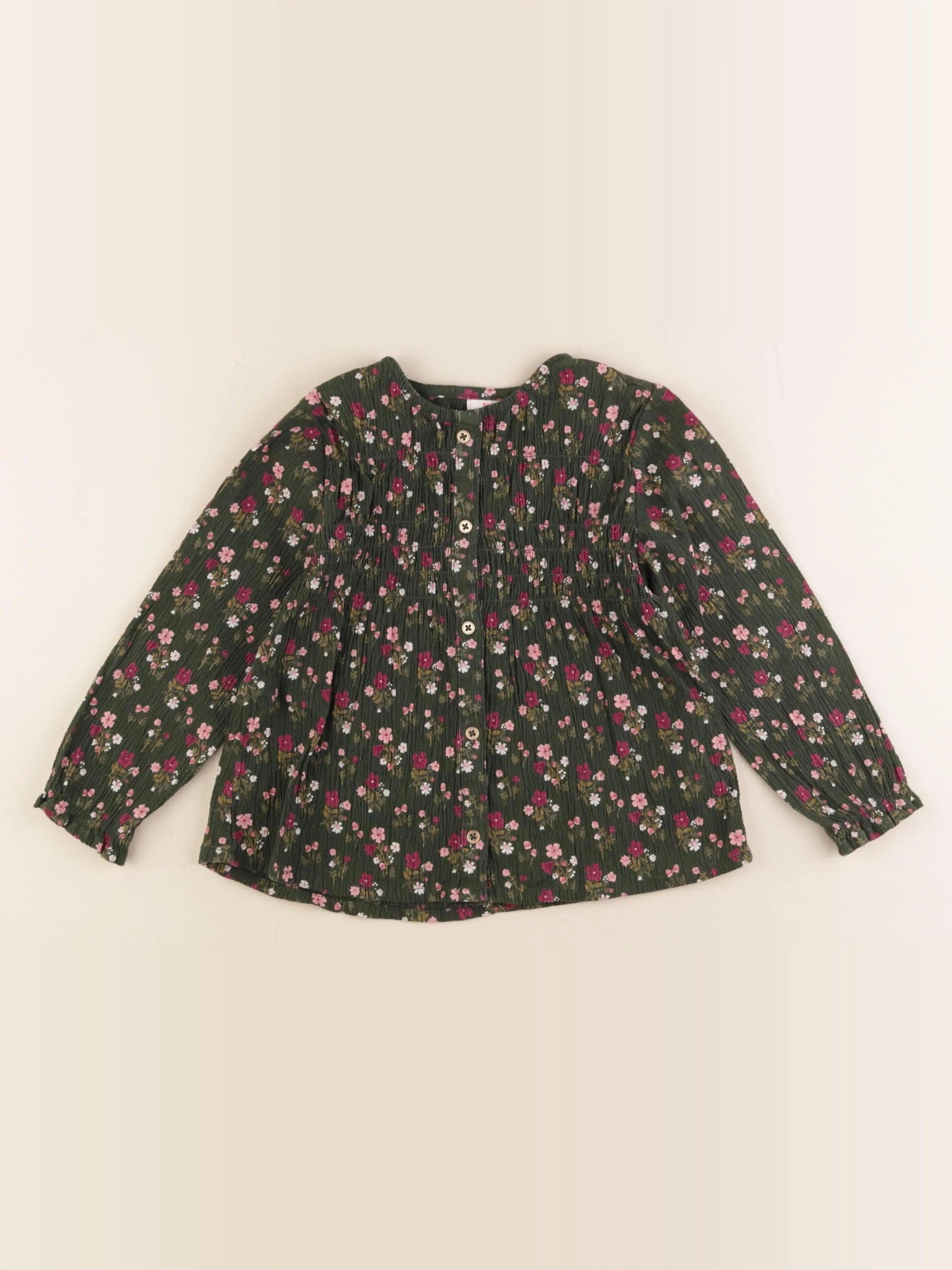 Tape à l'oeil - blouse vert - 4 ans