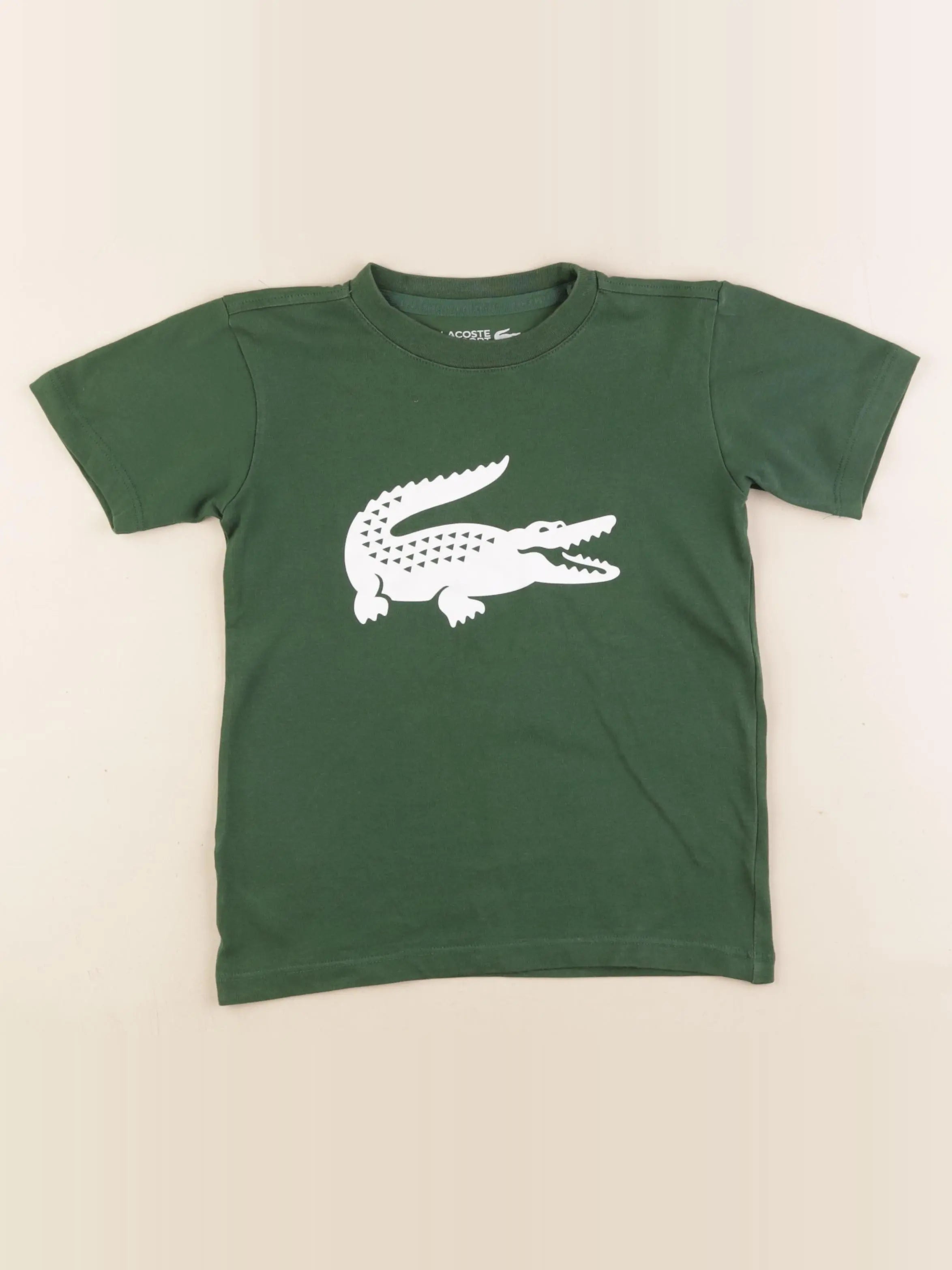 Lacoste - tee-shirt vert - 6 ans