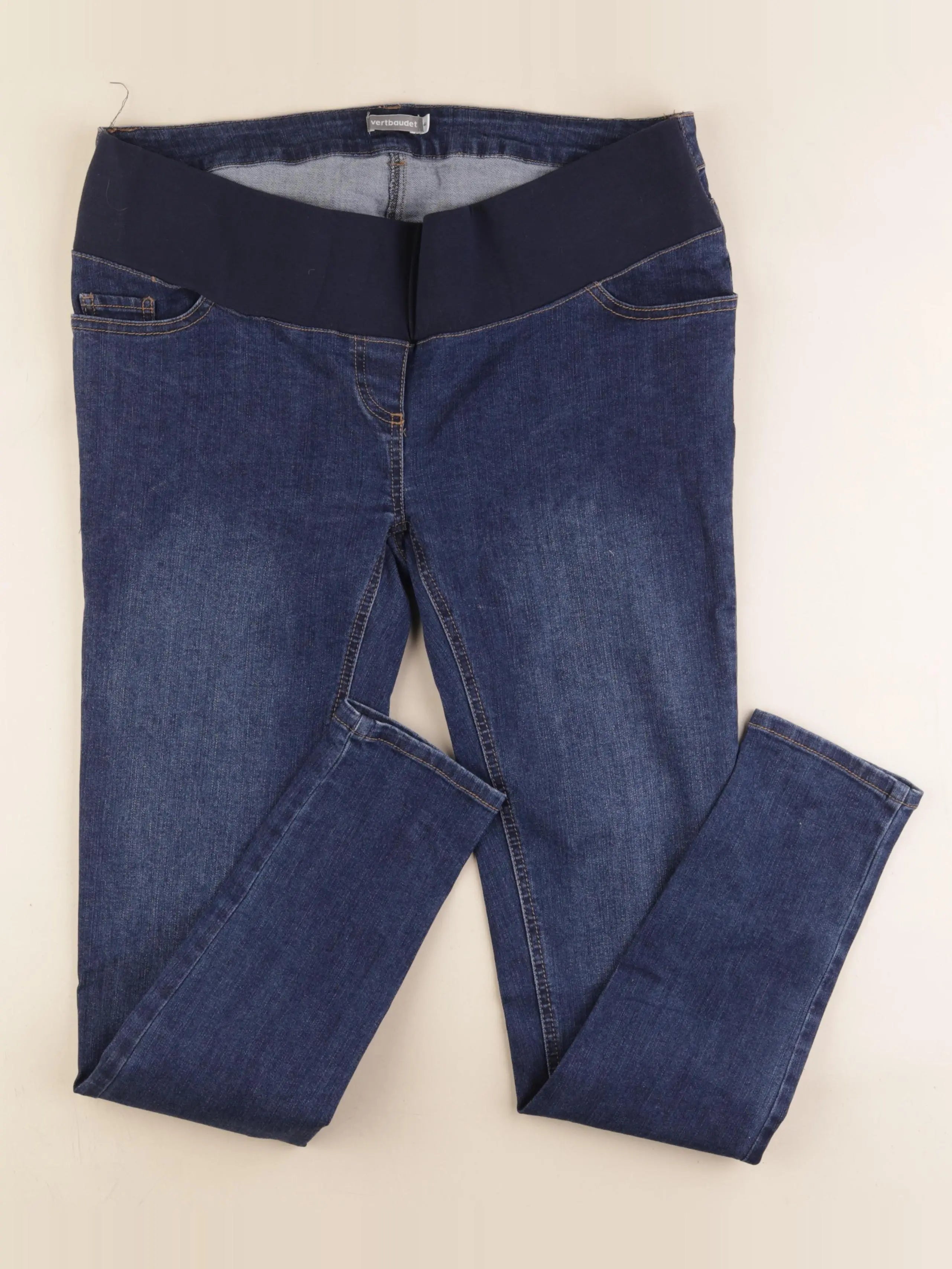 Vertbaudet - jean grossesse bleu - 44