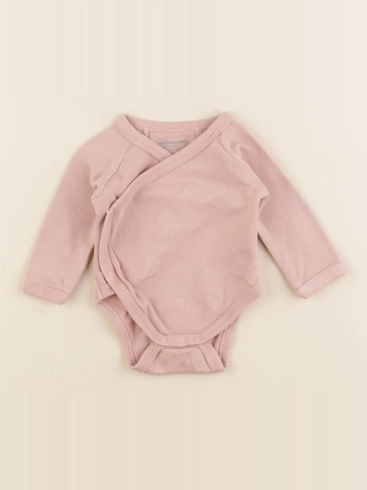 Vertbaudet - body rose - 0 mois