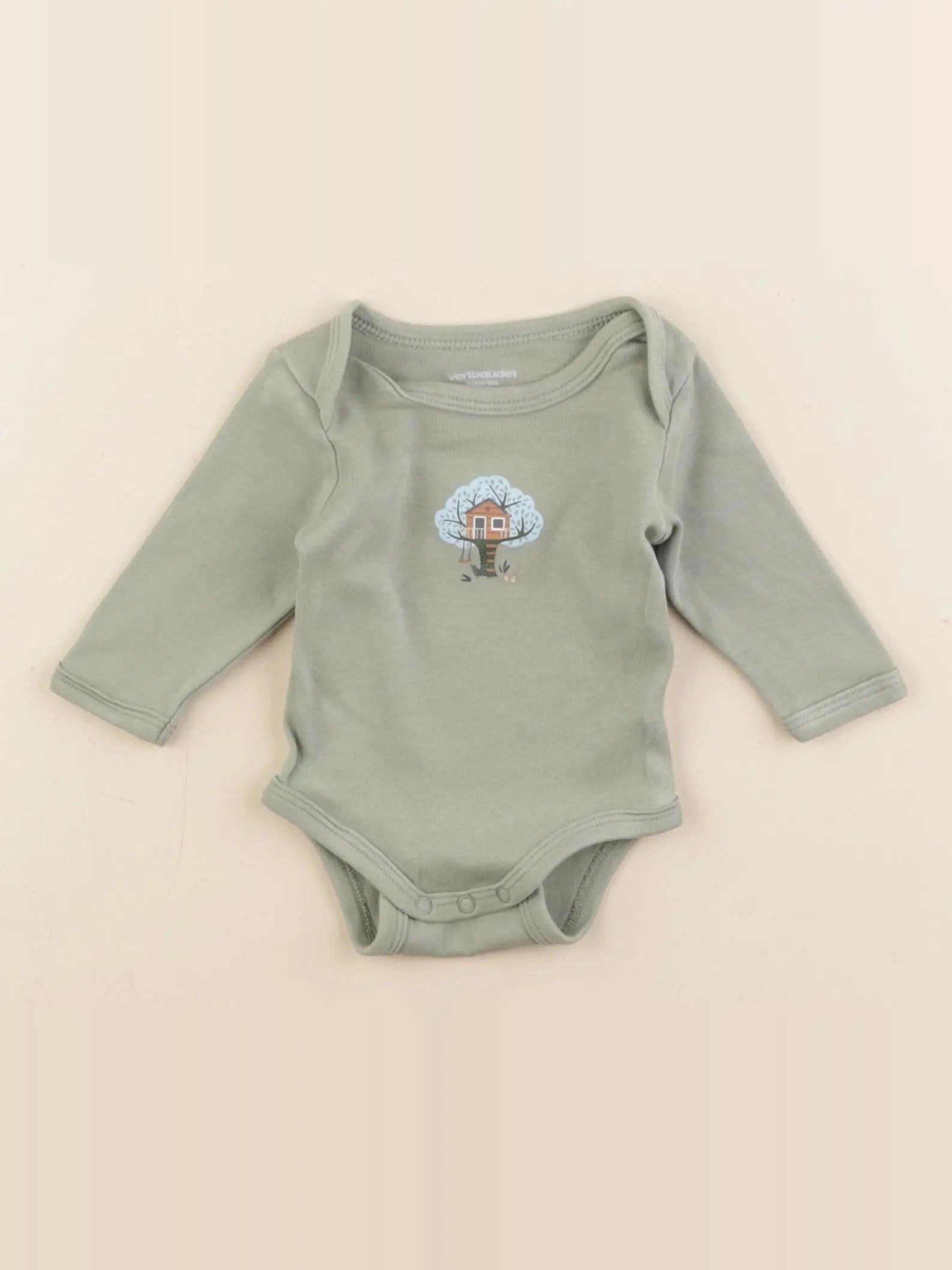 Vertbaudet - body vert - 1 mois