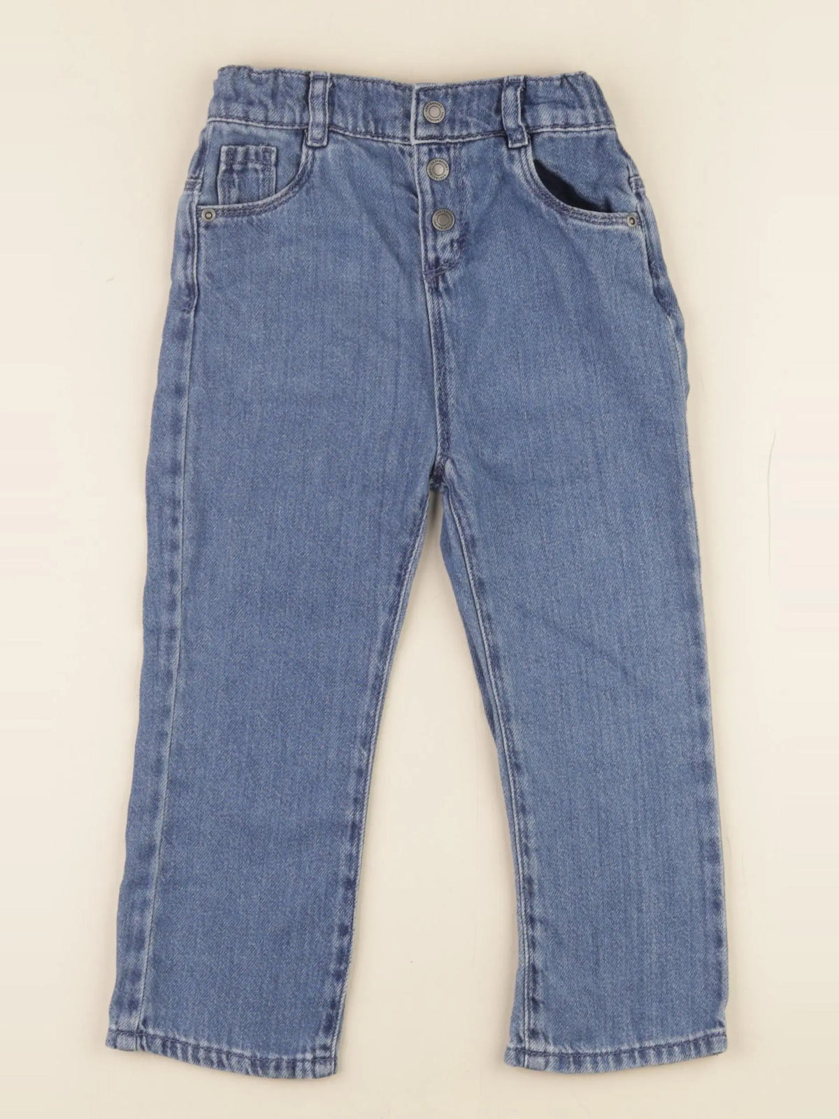 Vertbaudet - pantalon bleu - 36 mois