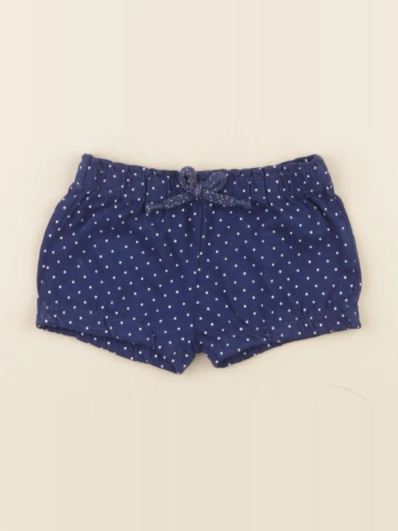 Vertbaudet - short bleu, blanc - 6 mois