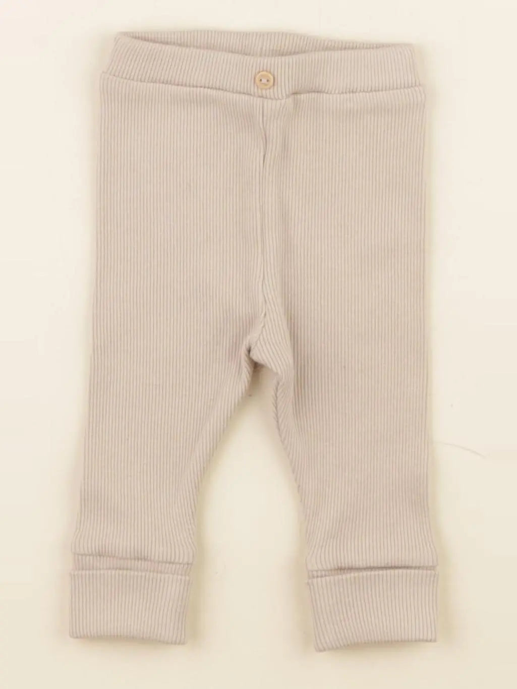 Vertbaudet - legging beige - 3 mois