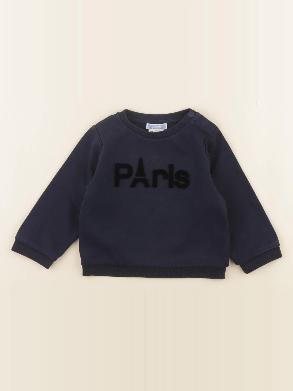 Jacadi - sweat bleu - 24 mois