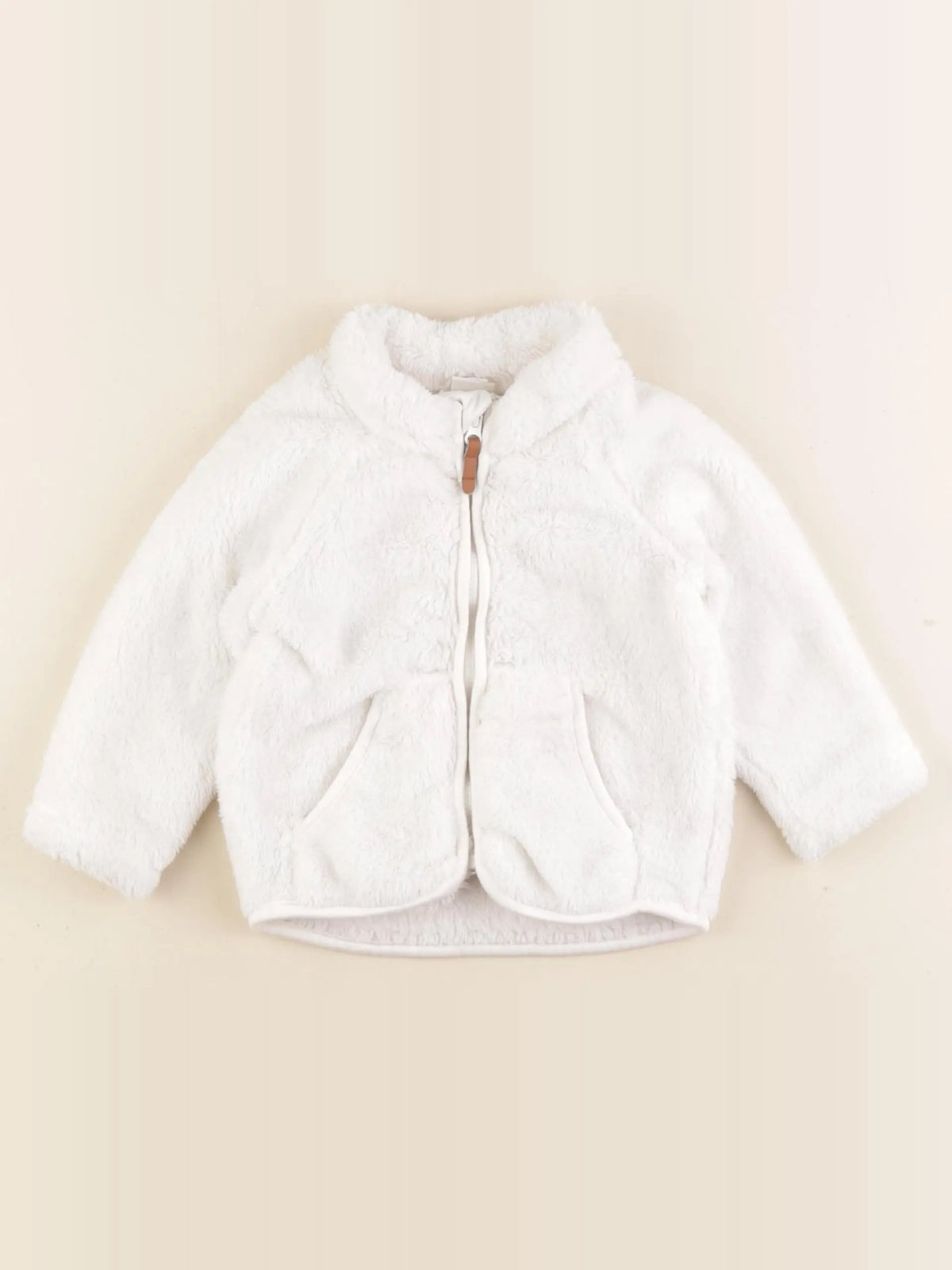 H&M - gilet blanc - 6 mois