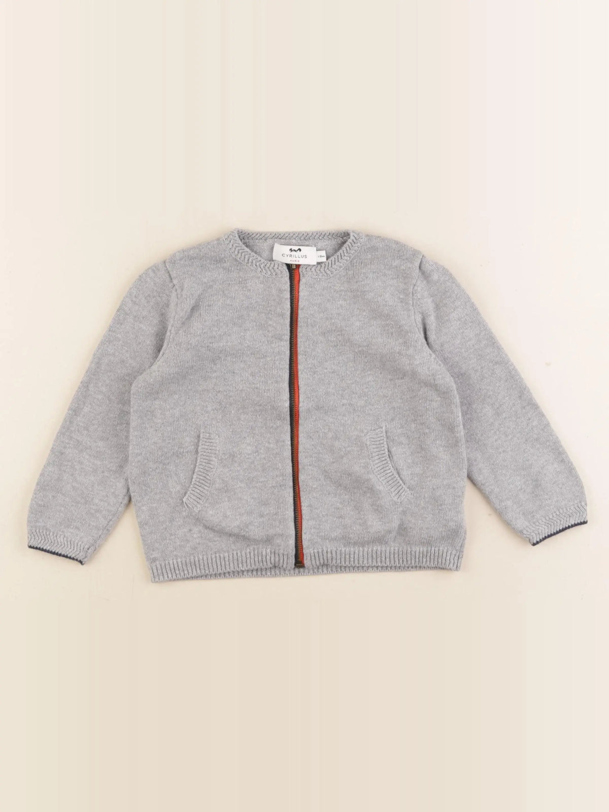 Cyrillus - gilet gris - 18 mois