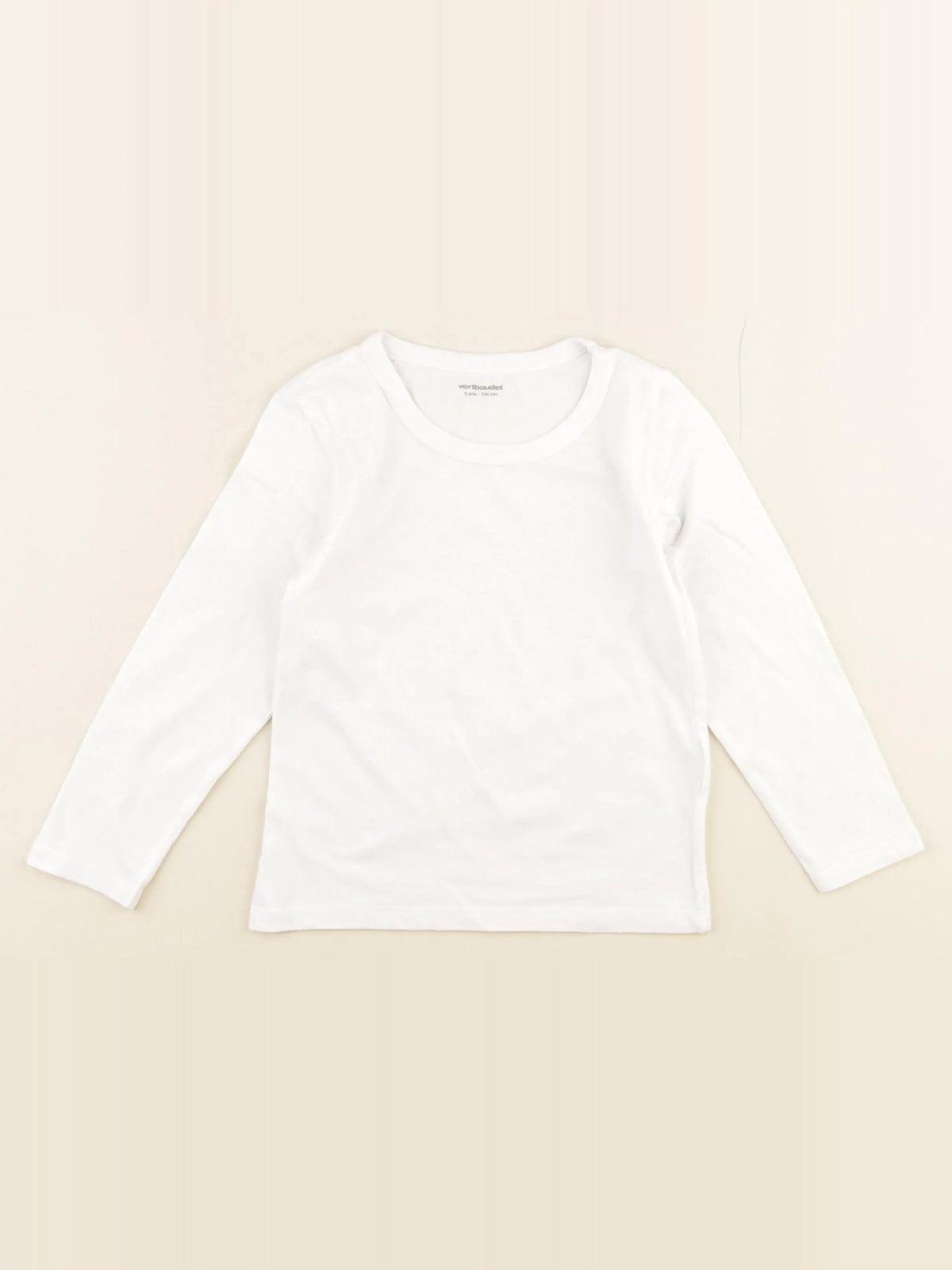 Vertbaudet - maillot de corps blanc - 4 ans