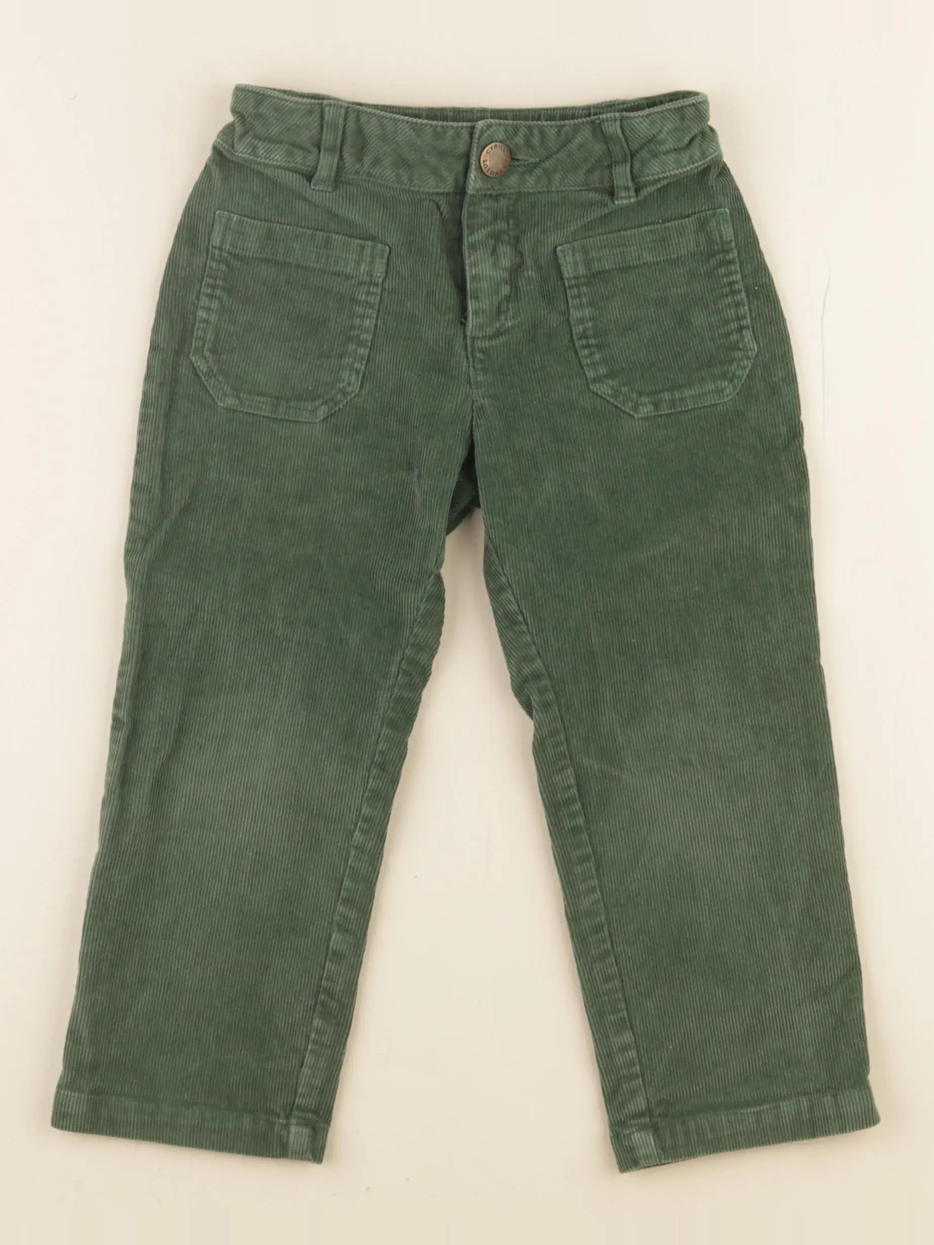 Cyrillus - pantalon vert - 4 ans