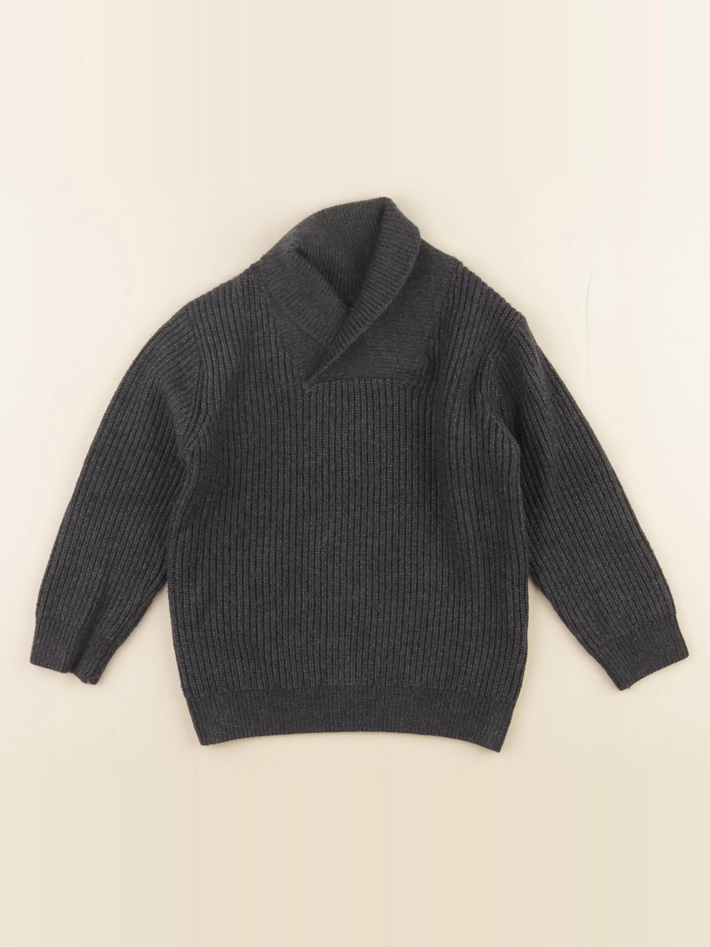 Vertbaudet - pull gris - 5 ans