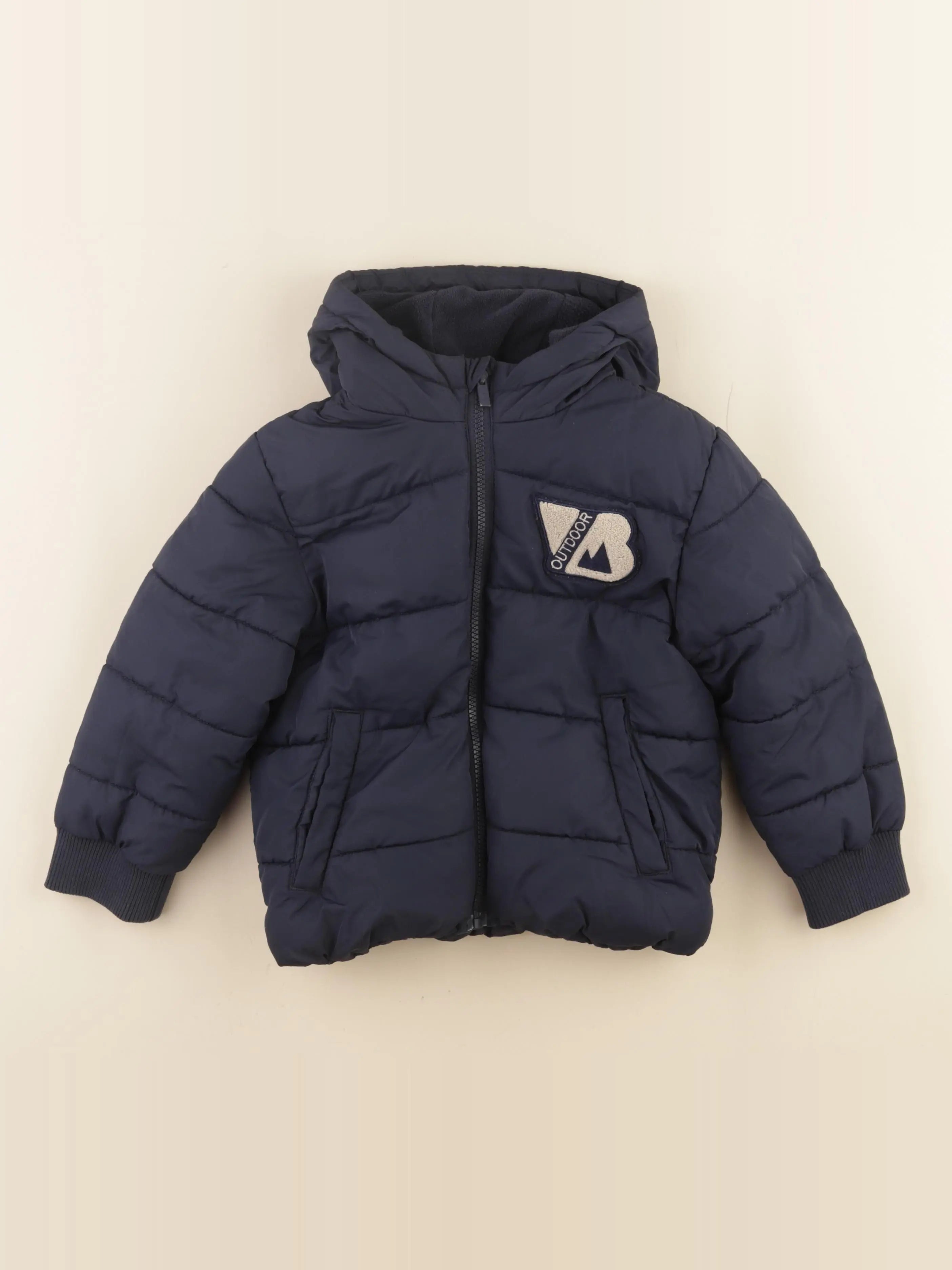 Vertbaudet - doudoune bleu - 4 ans