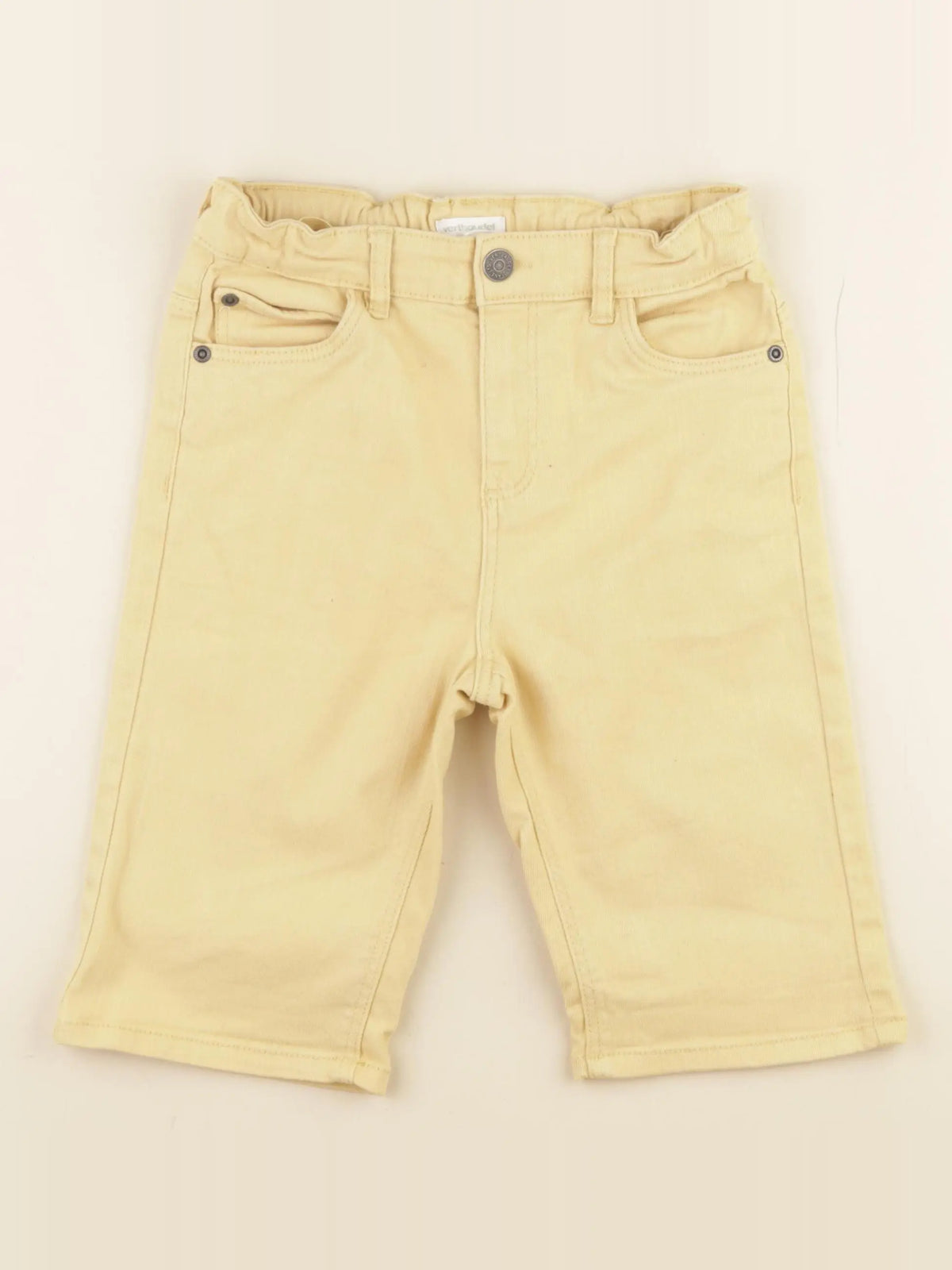 Vertbaudet - short jaune - 10 ans
