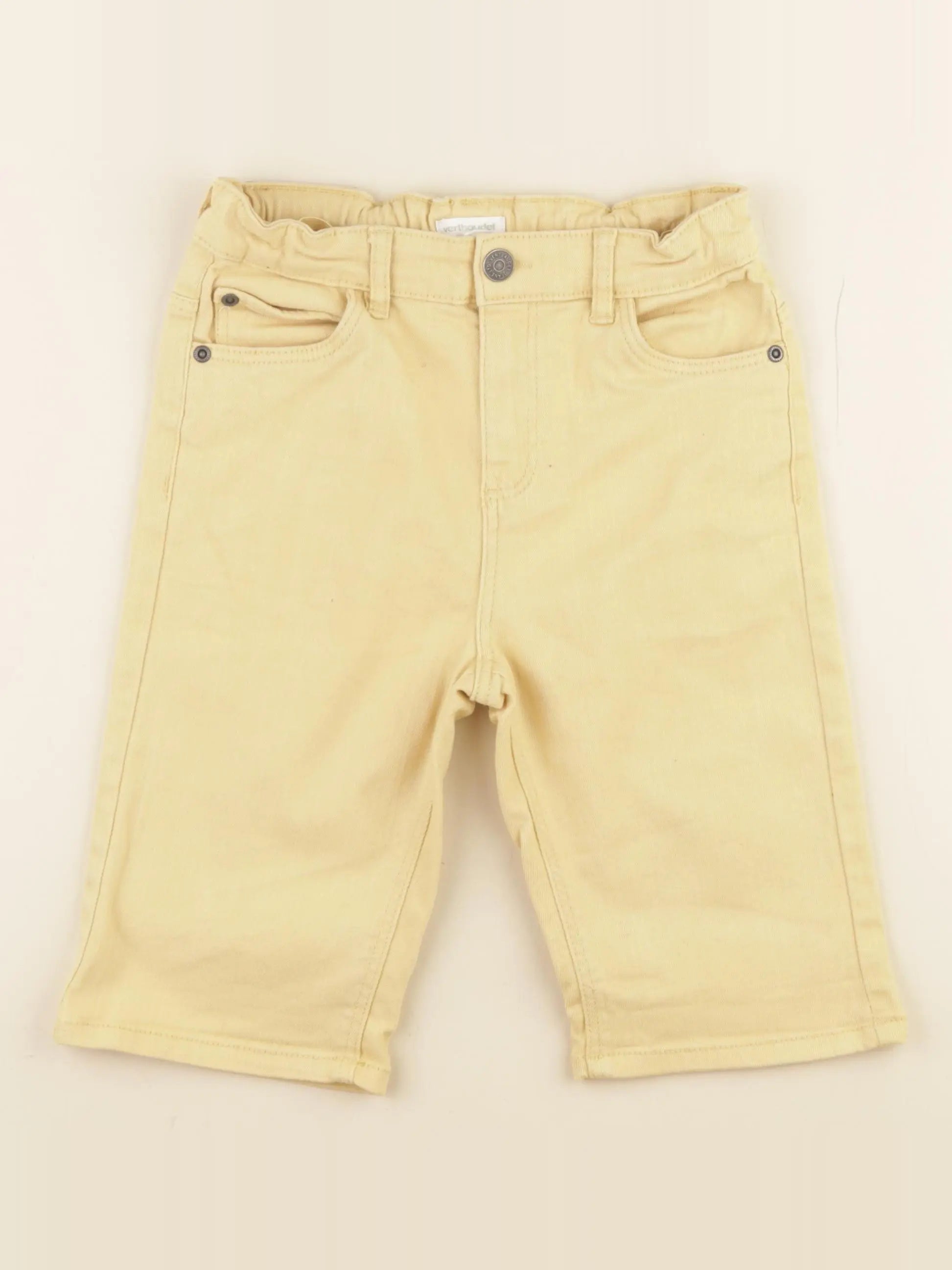 Vertbaudet - short jaune - 10 ans