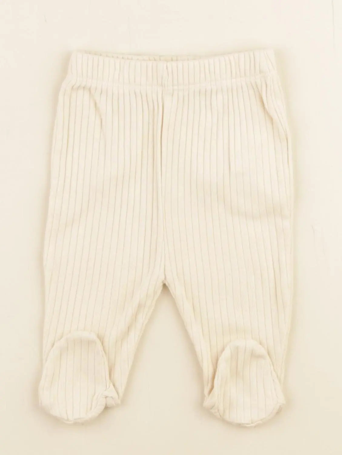 Vertbaudet - legging beige - 1 mois