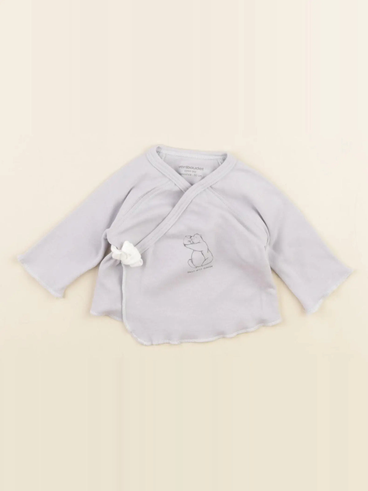 Vertbaudet - tee-shirt bleu - 0 mois