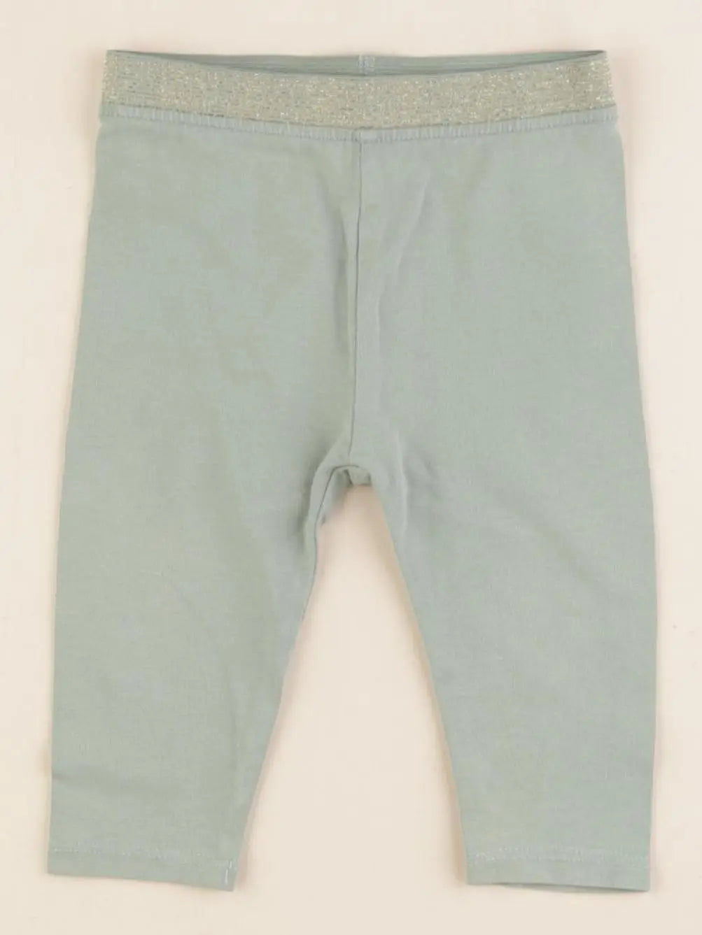 Vertbaudet - legging vert - 6 mois