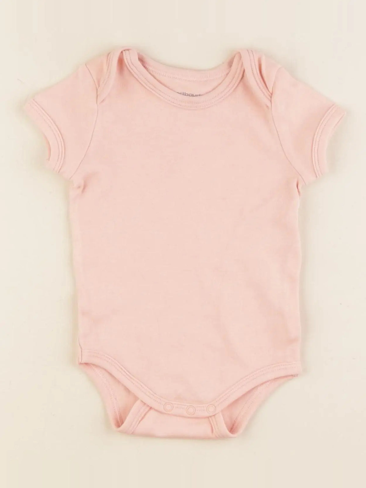Vertbaudet - body rose - 6 mois