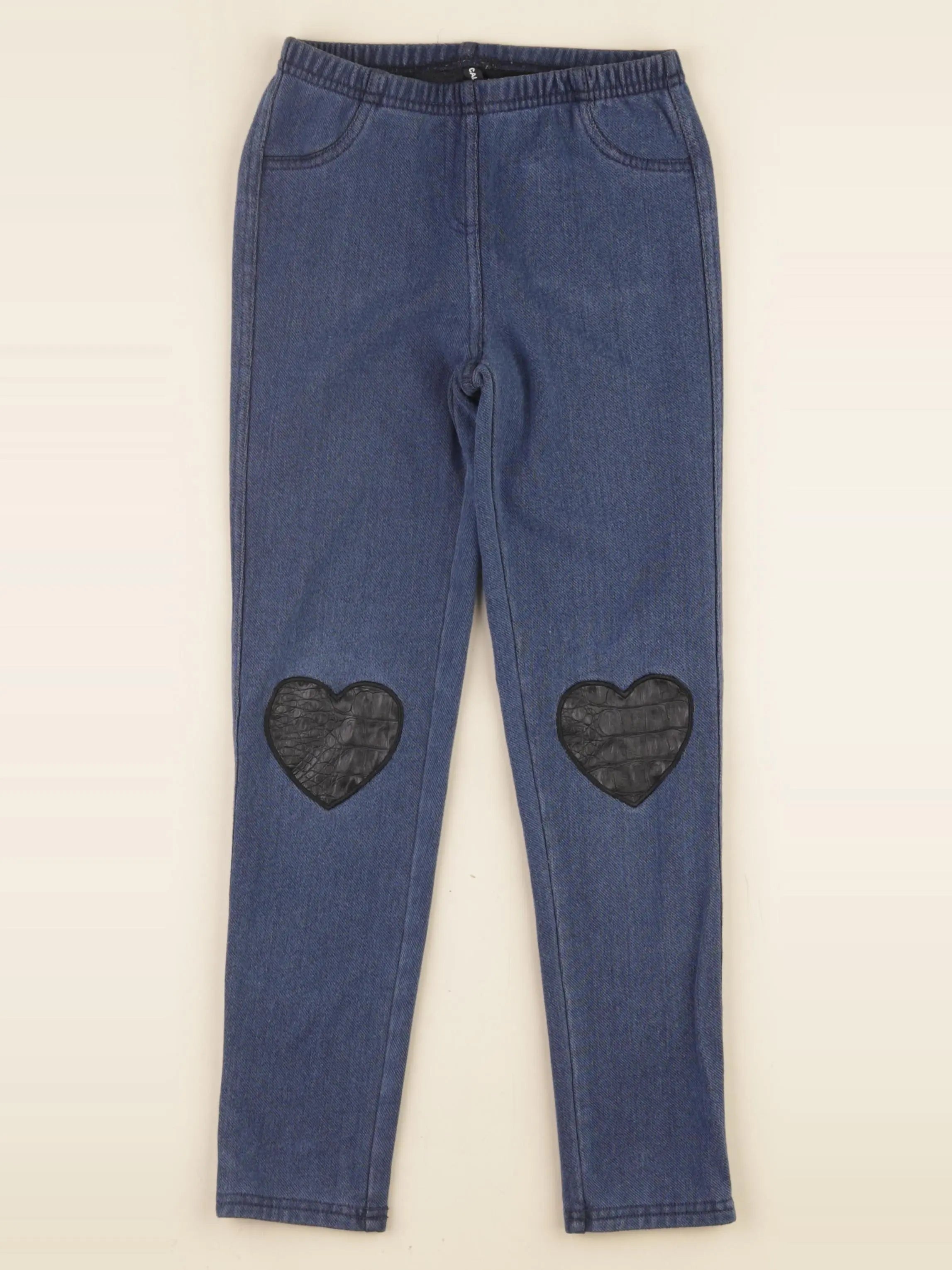 Calzedonia - legging doublé bleu - 7/8 ans