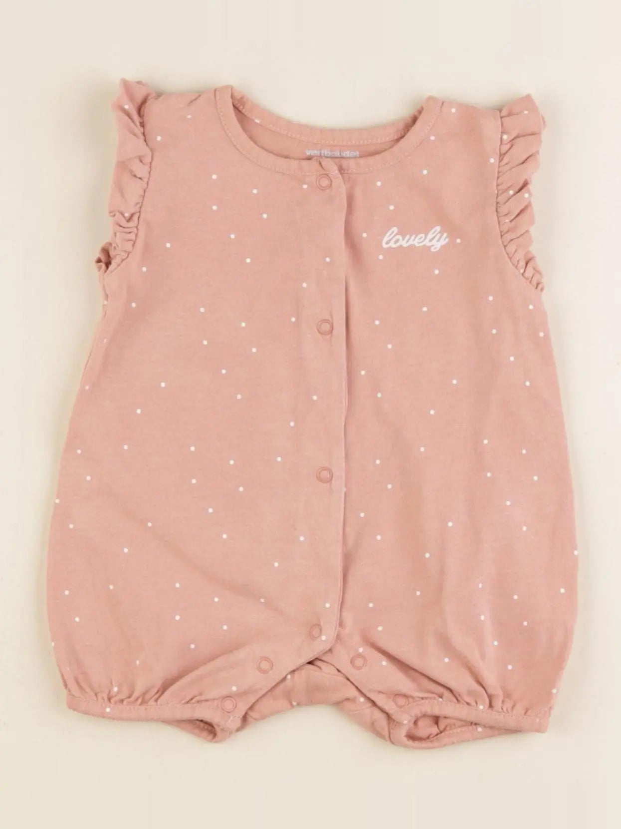 Vertbaudet - pyjama rose - 6 mois