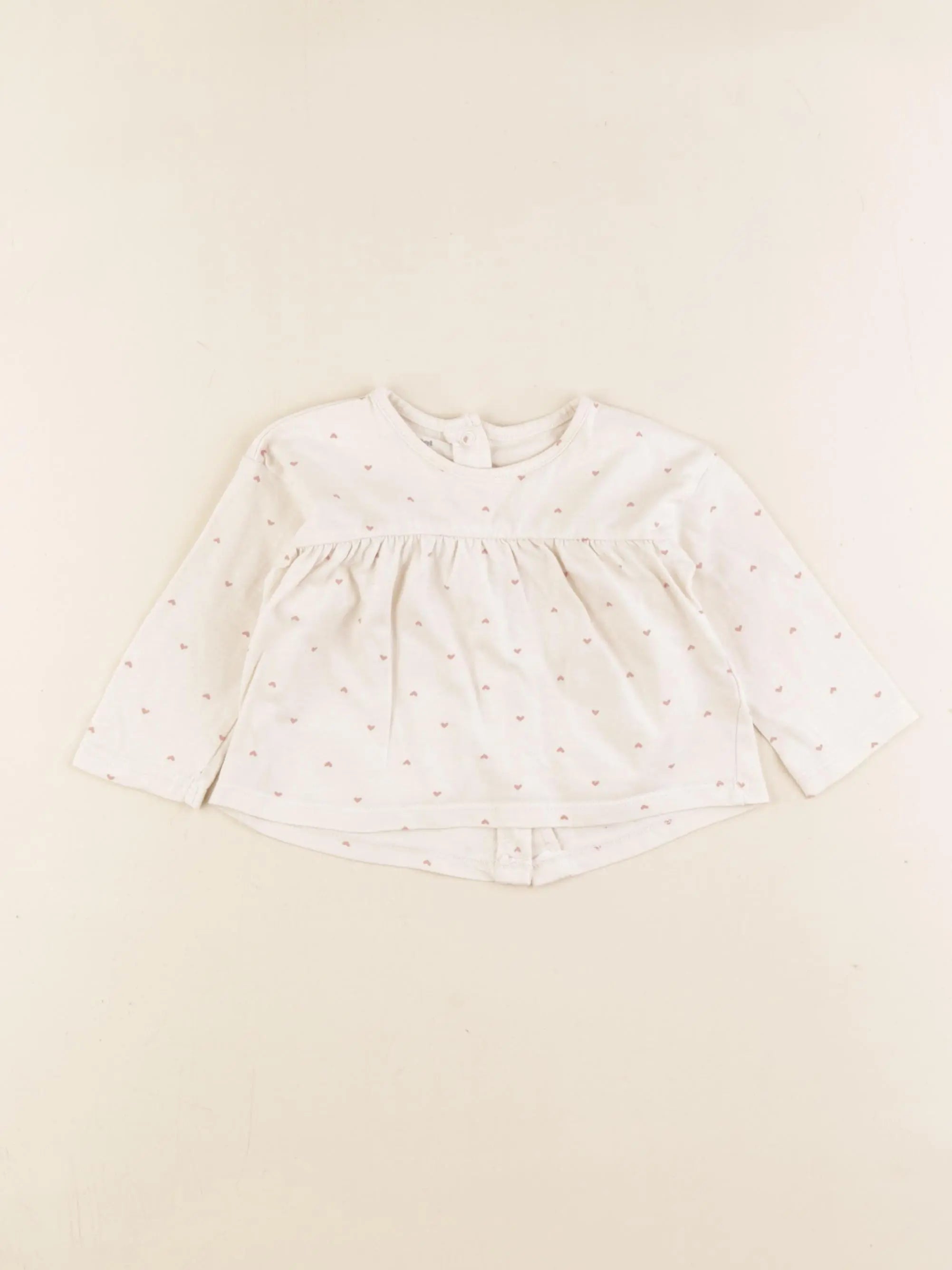 Vertbaudet - tee-shirt beige - 3 mois