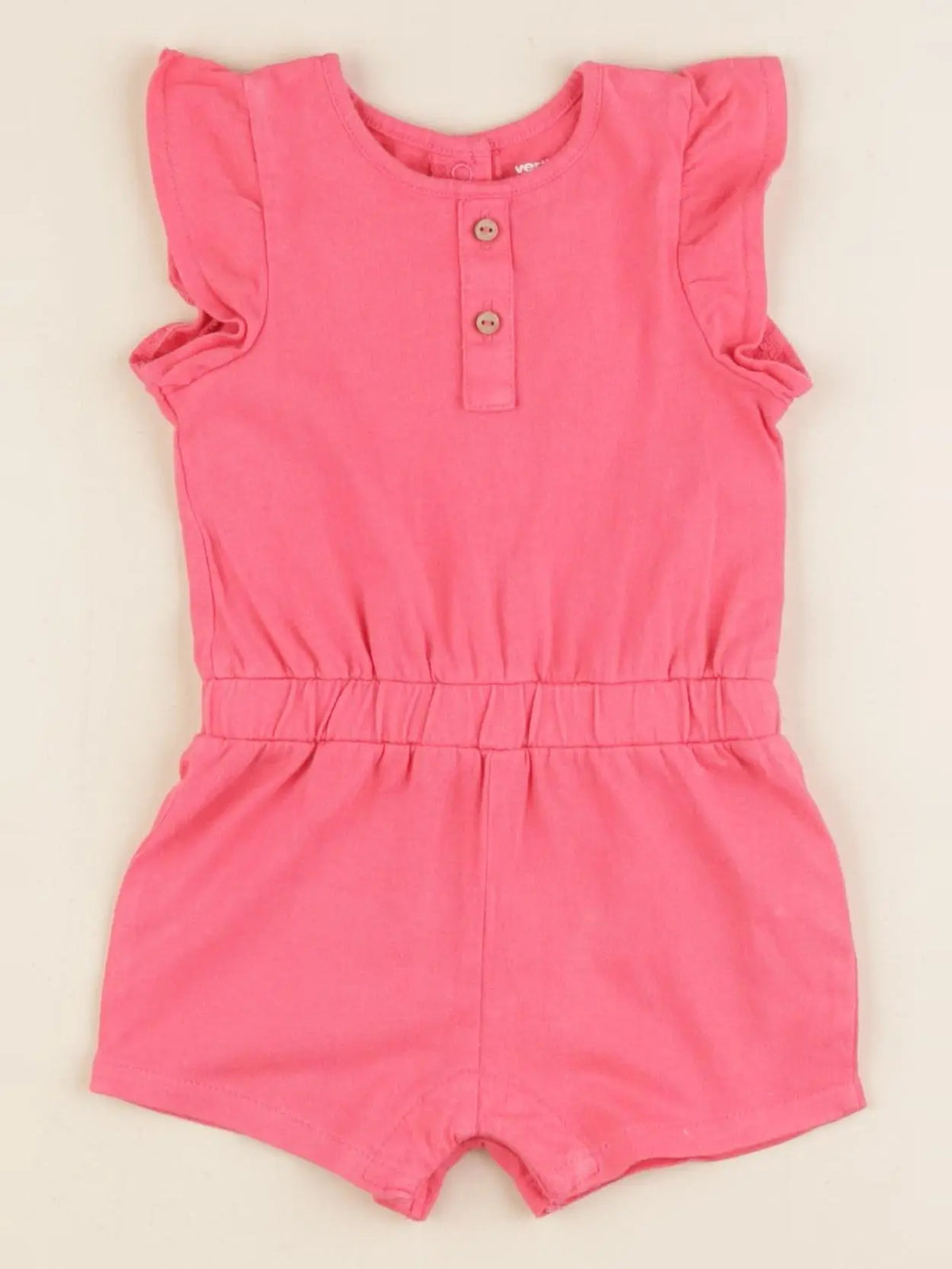 Vertbaudet - combinaison rose - 3 mois