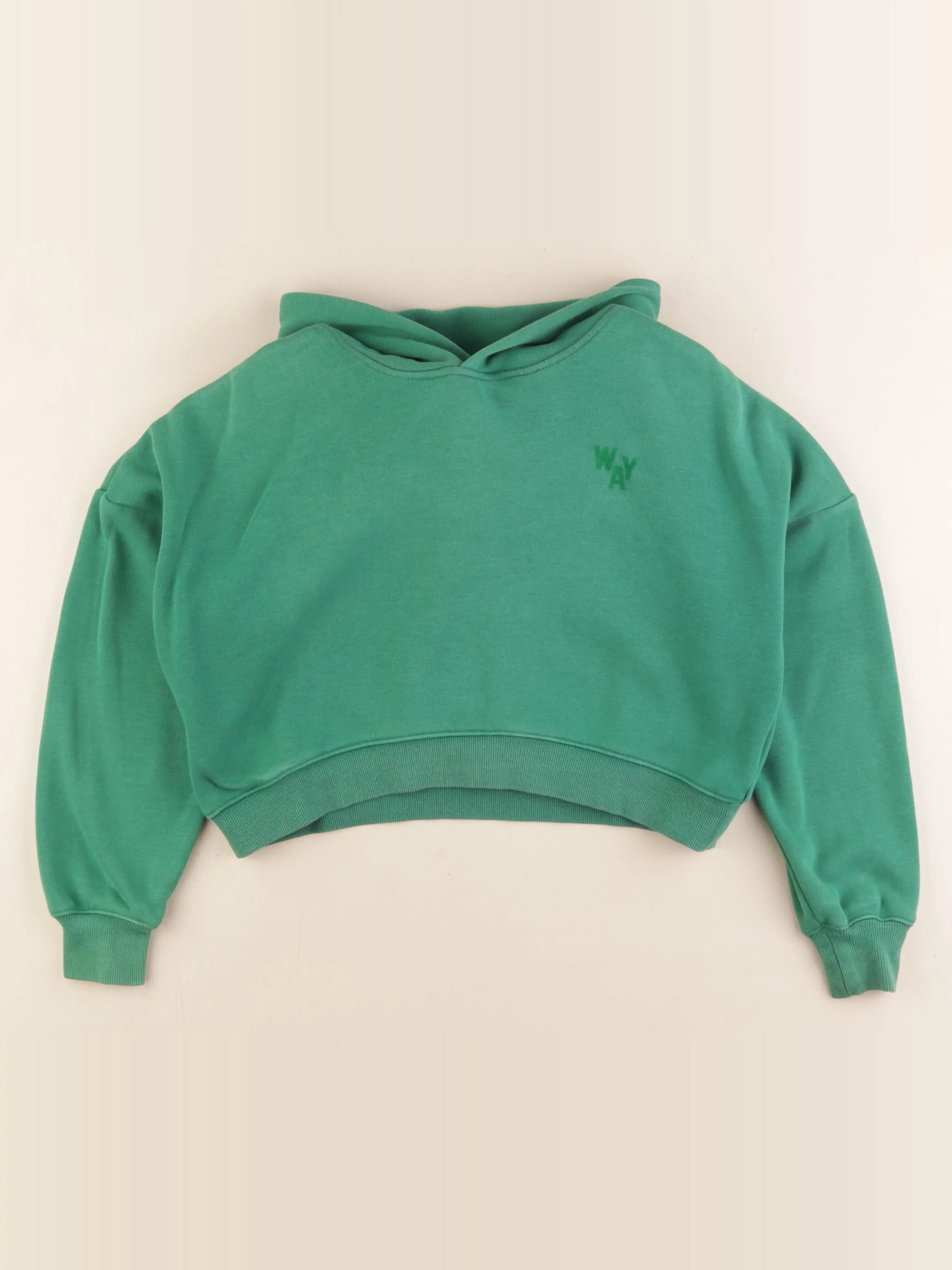 IKKS - sweat imprimé au dos vert - 12 ans