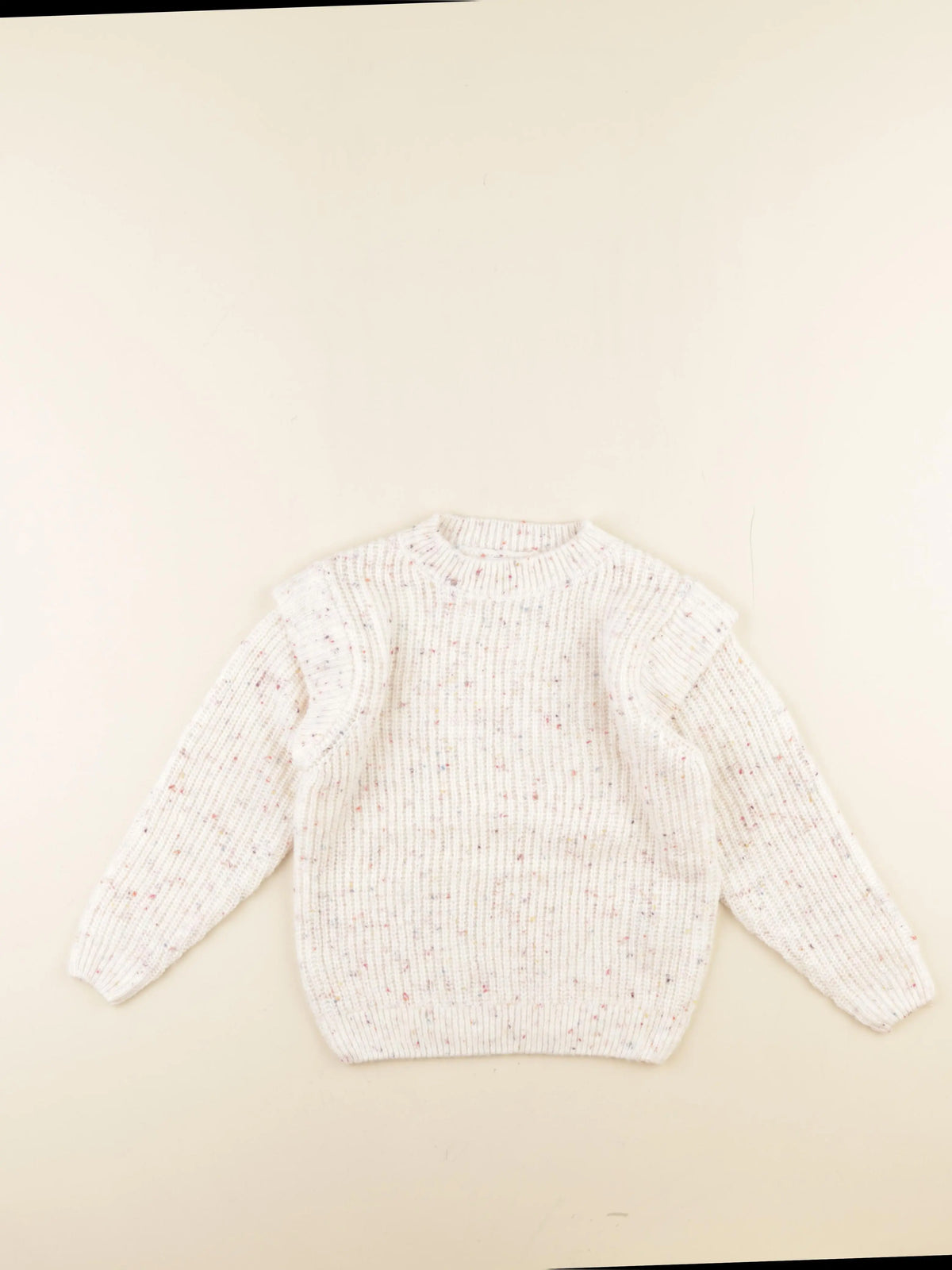 Vertbaudet - pull beige - 5 ans
