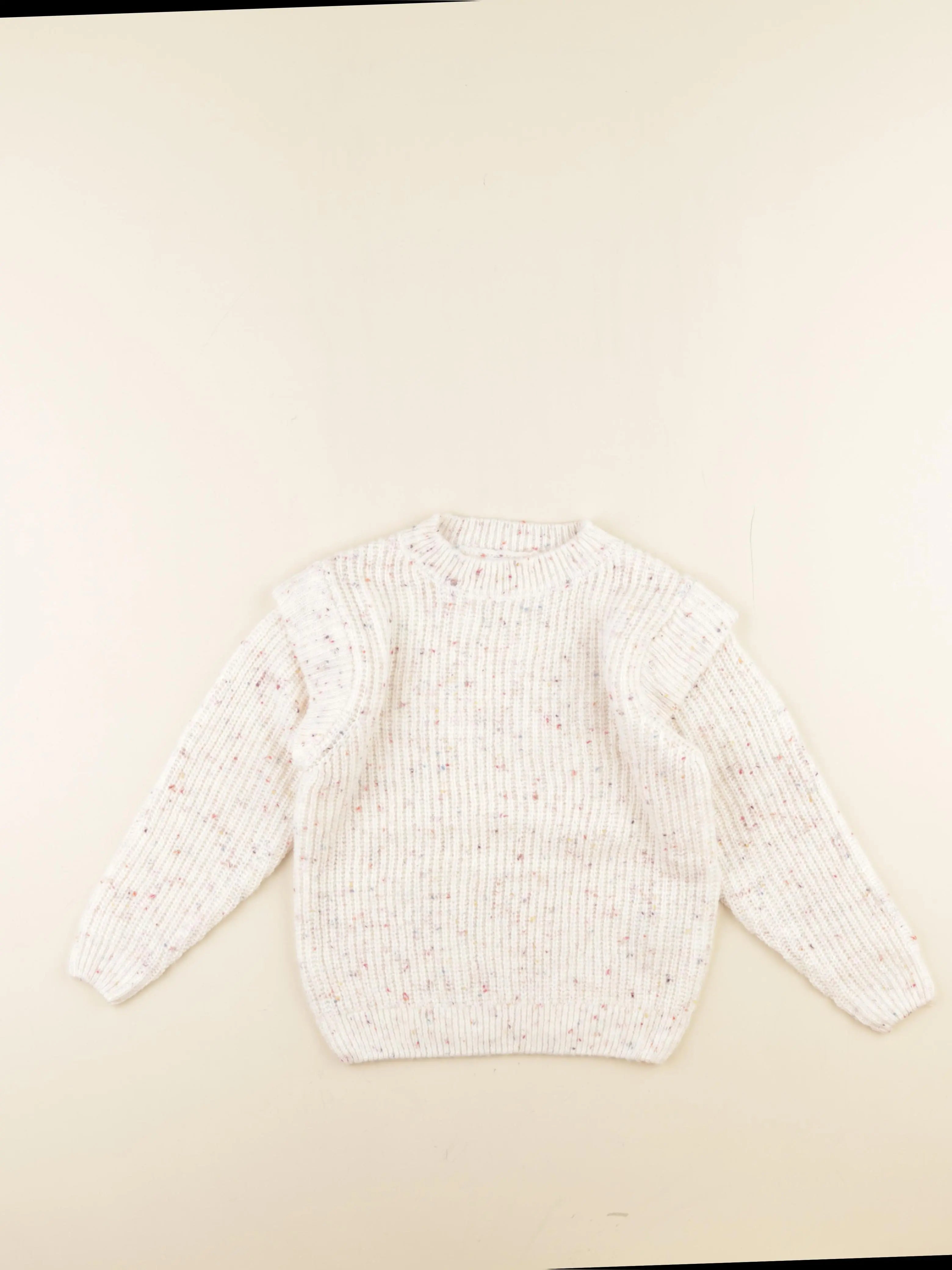 Vertbaudet - pull beige - 5 ans