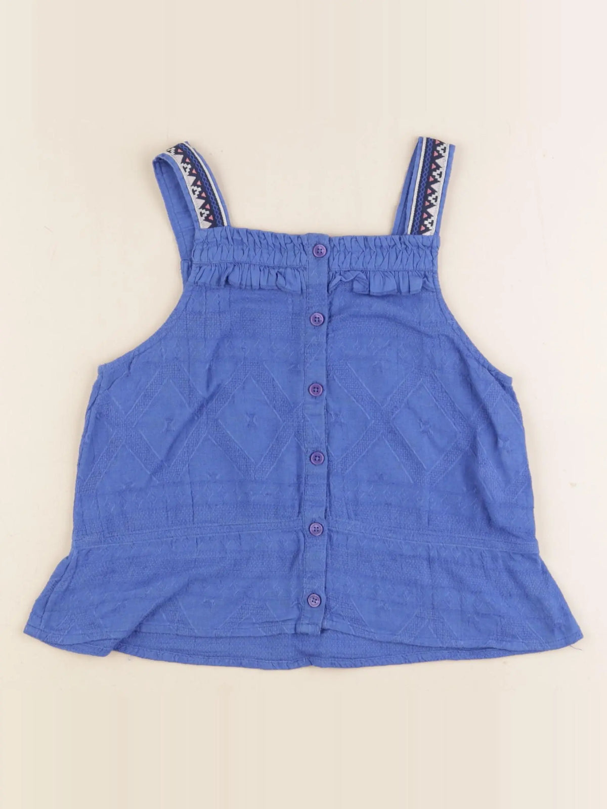 IKKS - blouse bleu - 10 ans
