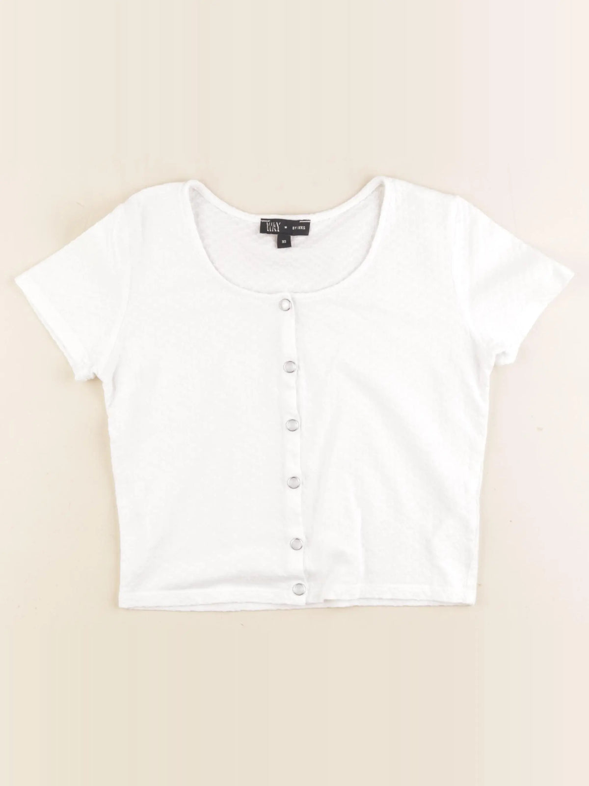 IKKS - tee-shirt blanc - 12 ans