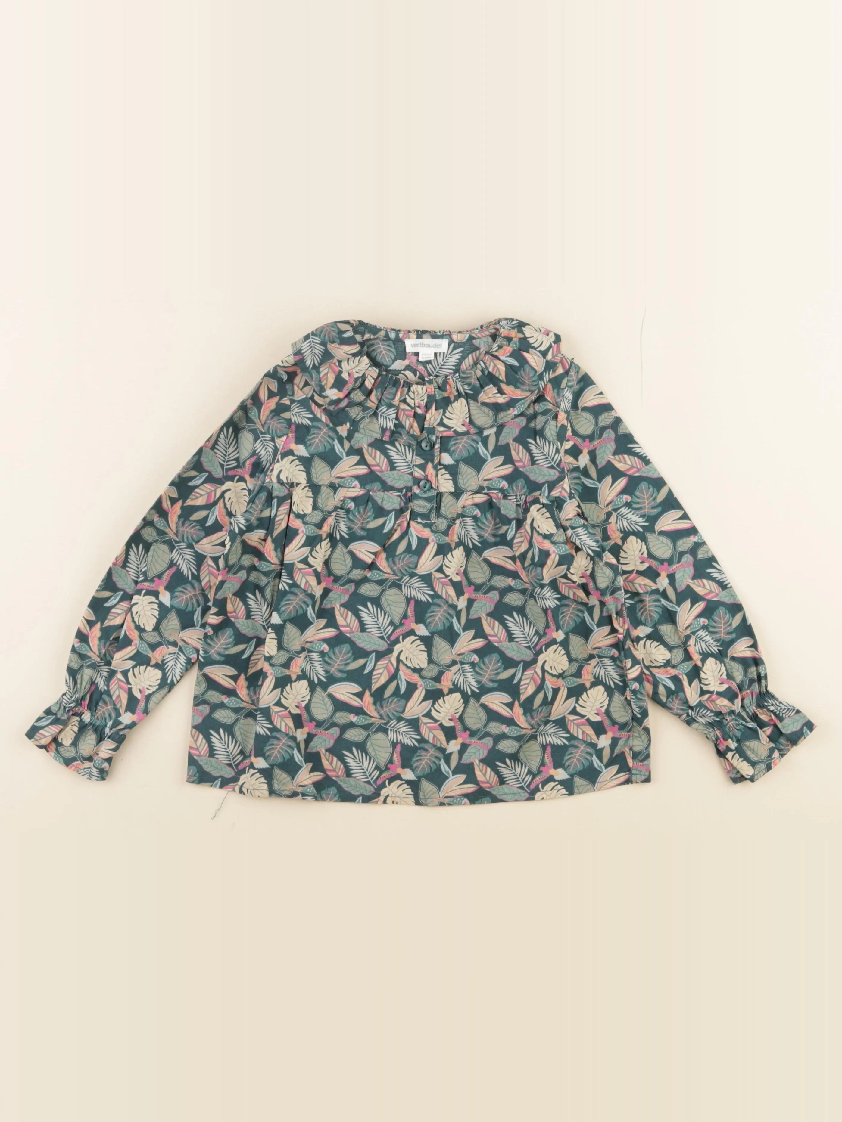 Vertbaudet - blouse vert - 5 ans