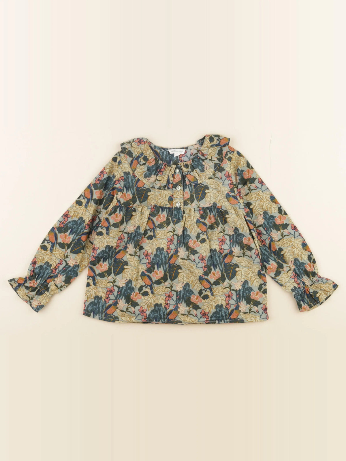 Vertbaudet - blouse vert - 5 ans