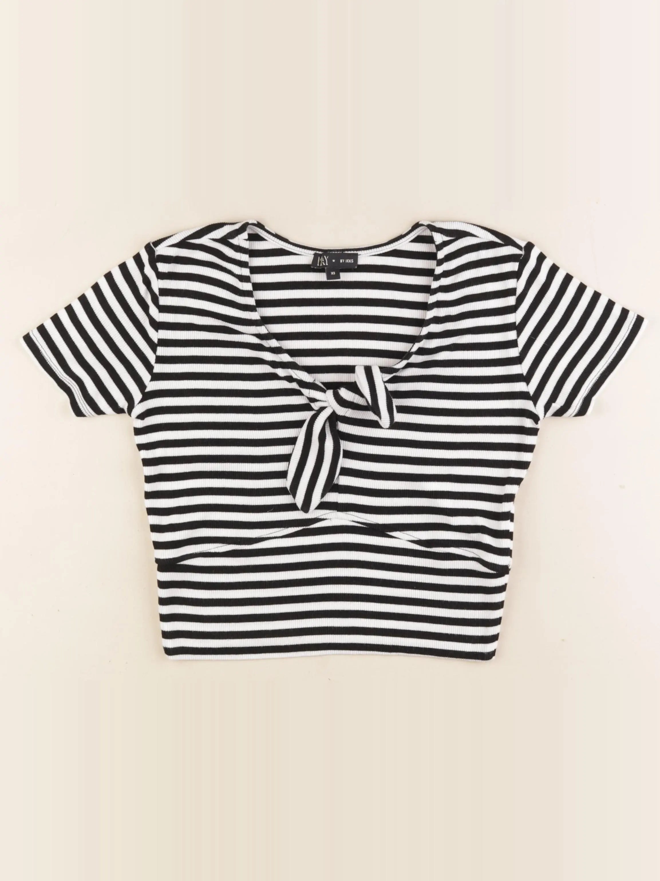 IKKS - tee-shirt noir, blanc - 12 ans