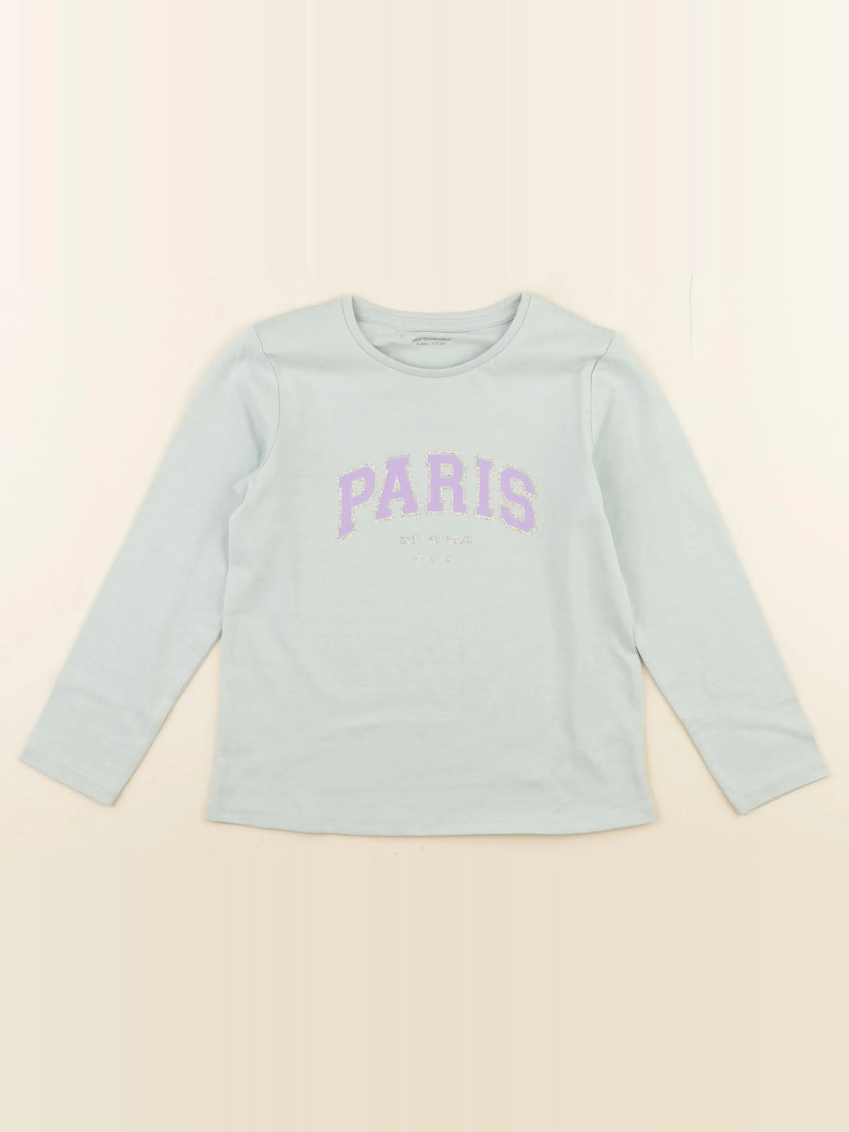 Vertbaudet - tee-shirt bleu - 5 ans