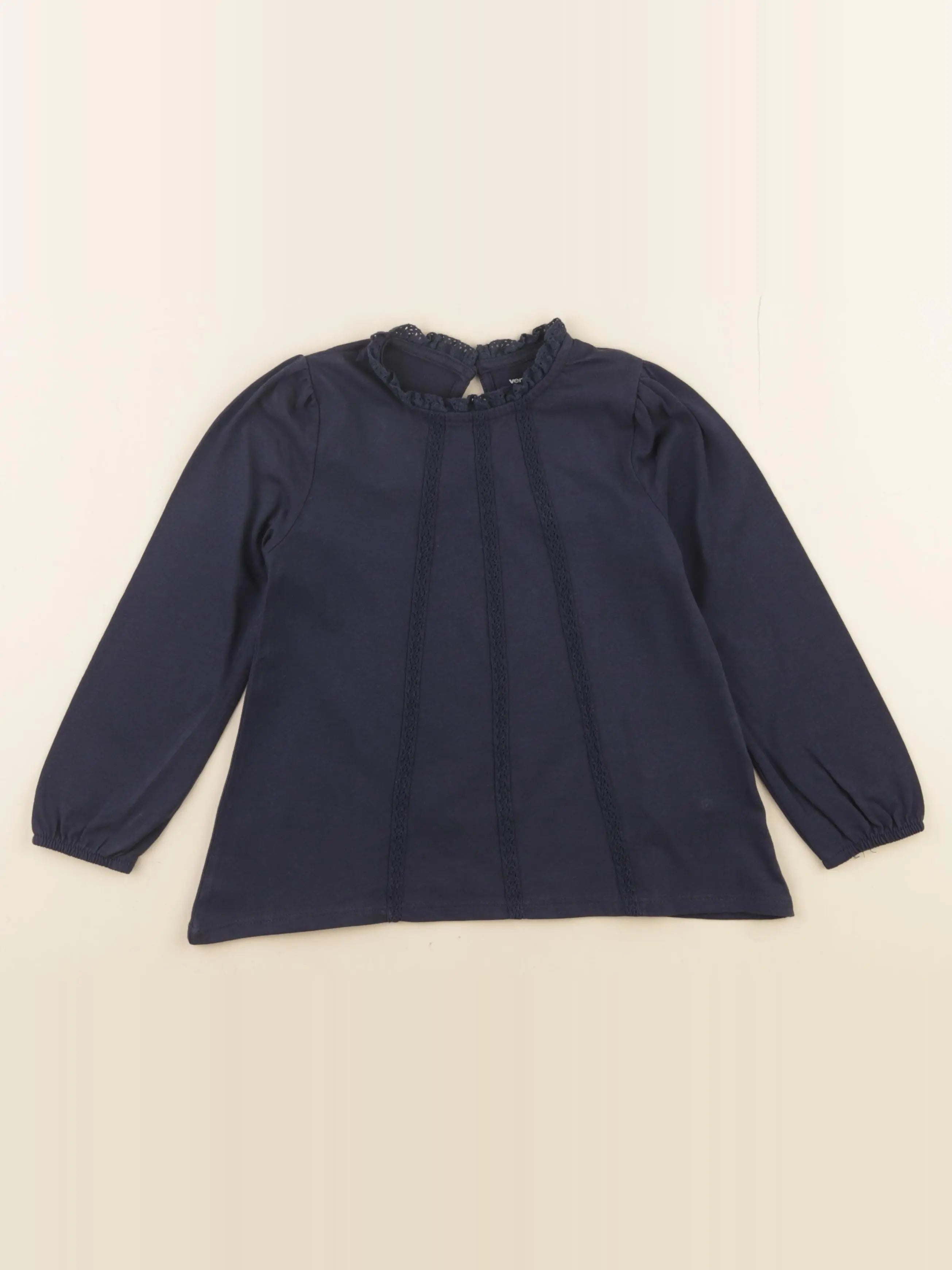 Vertbaudet - tee-shirt bleu - 5 ans