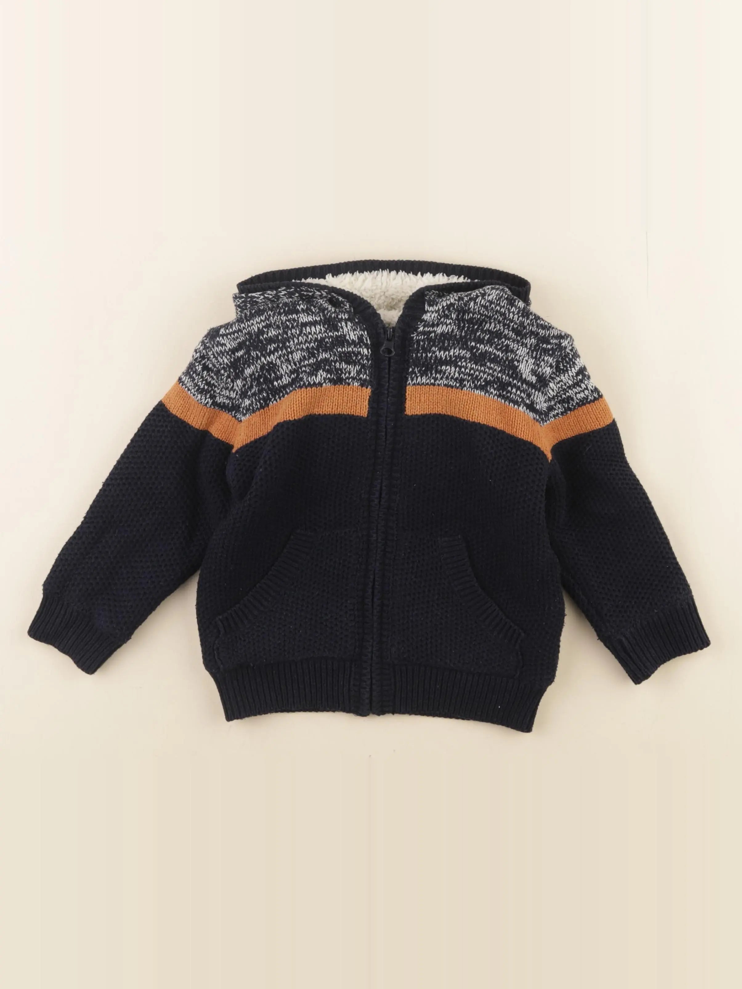 Vertbaudet - gilet bleu - 3 ans