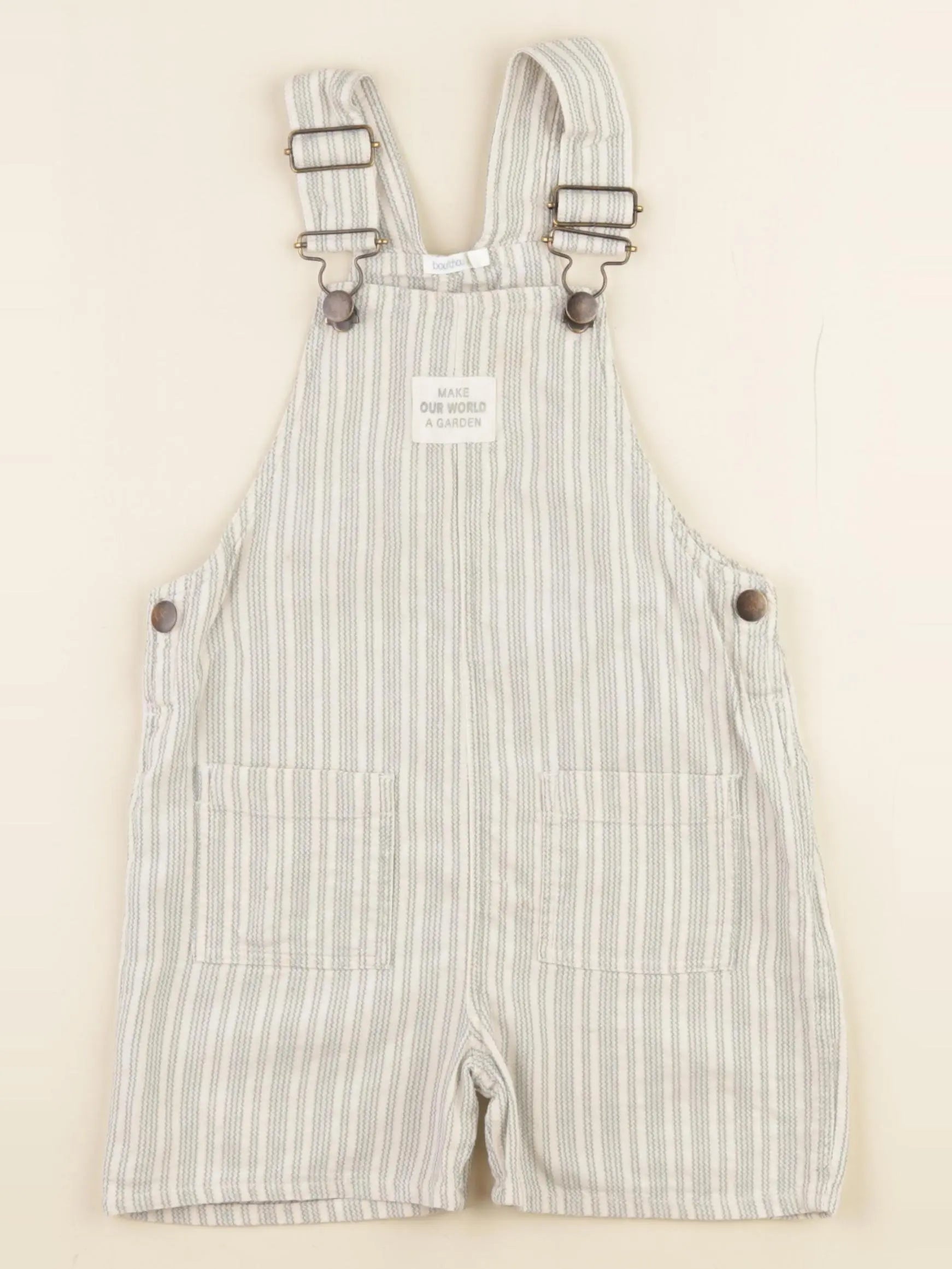 Boutchou - salopette blanc, vert - 36 mois